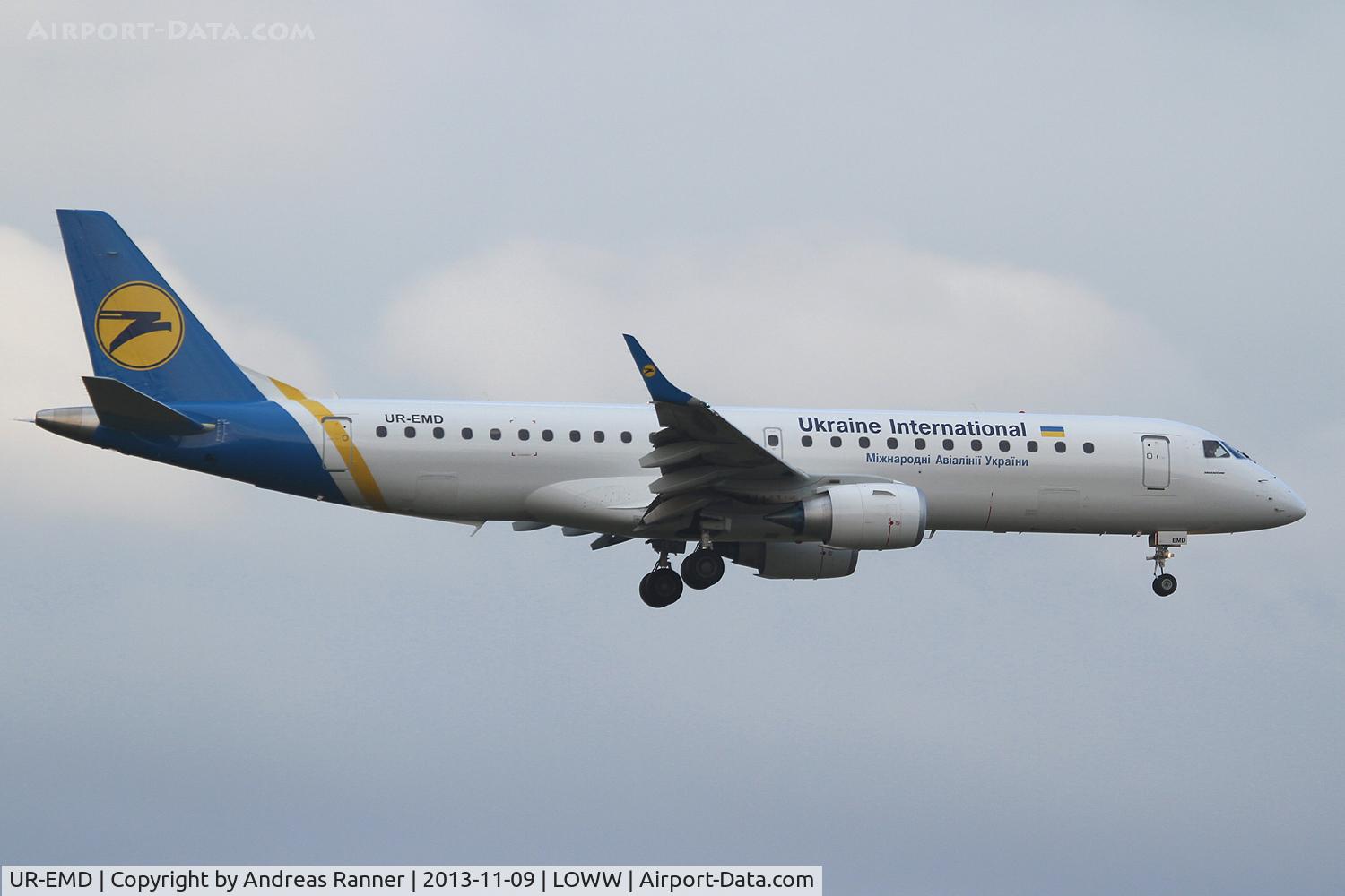UR-EMD, 2013 Embraer 190STD (ERJ-190-100) C/N 19000602, Ukraine International Embraer ERJ-190