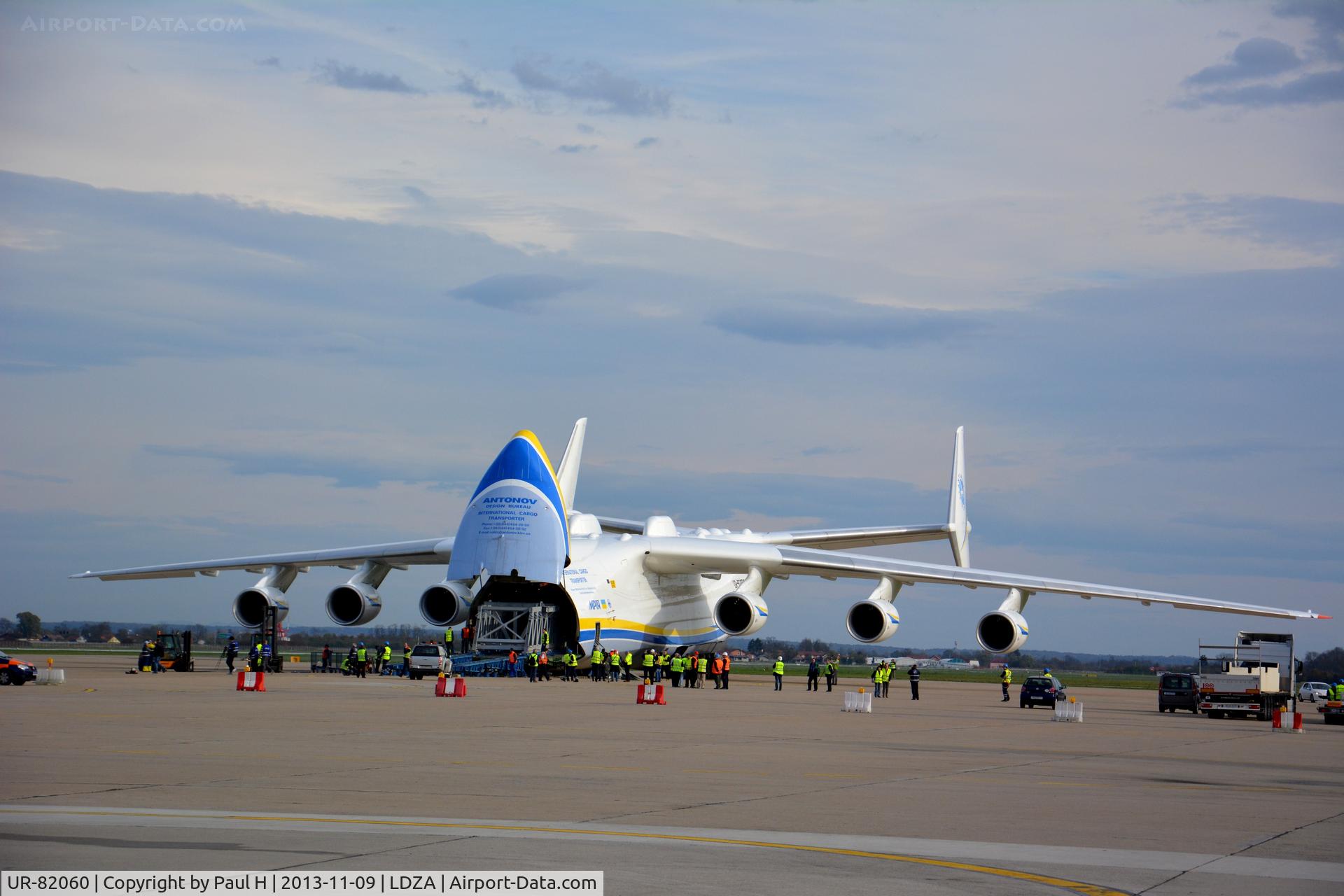 UR-82060, 1988 Antonov An-225 Mriya C/N 19530503763, Unloading