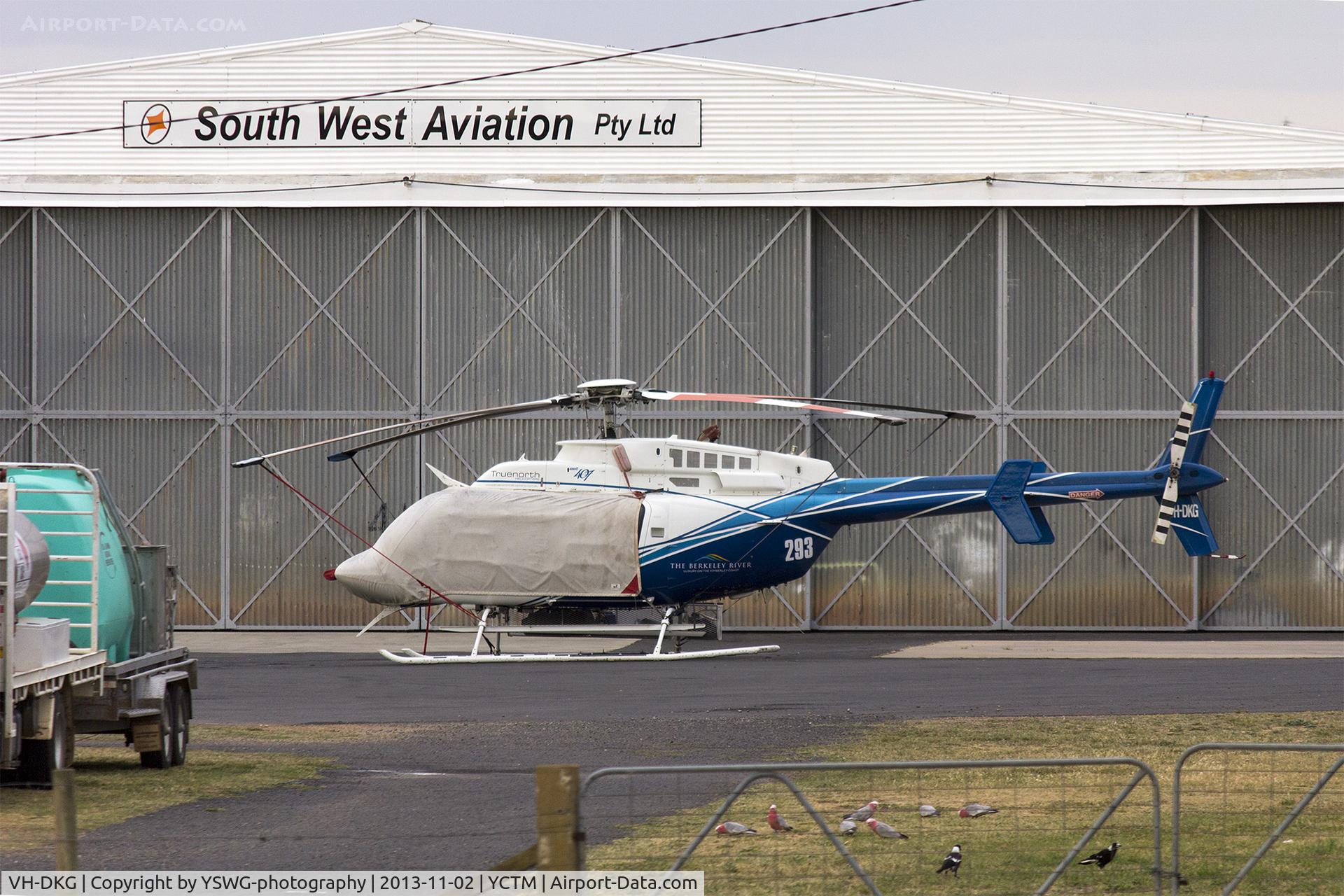 VH-DKG, 1995 Bell 206L-4 LongRanger IV LongRanger C/N 52140, Truenorth Helicopters (VH-DKG) Bell 206L-4 LongRanger at Cootamundra Airport.