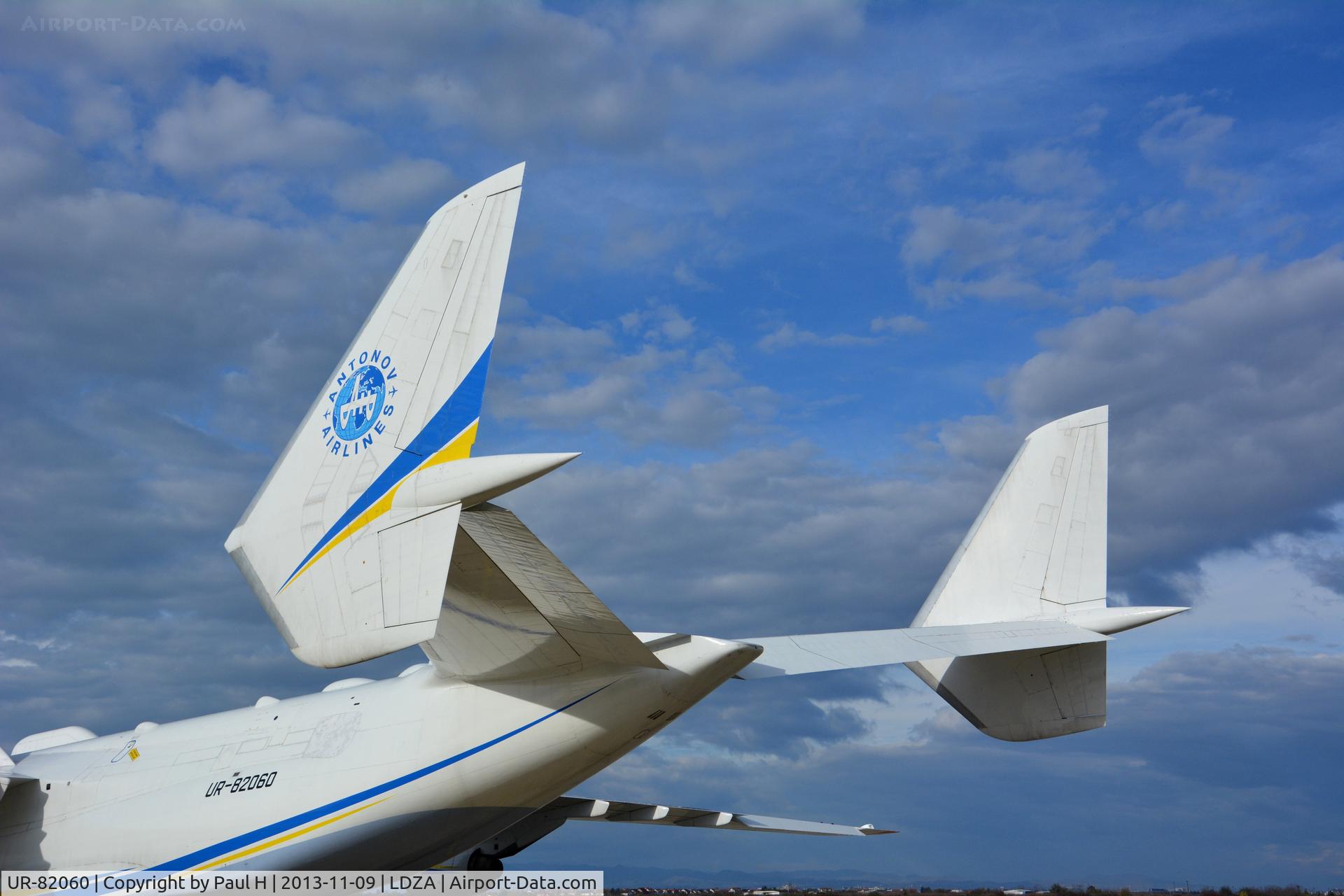 UR-82060, 1988 Antonov An-225 Mriya C/N 19530503763, Unique elevator wing