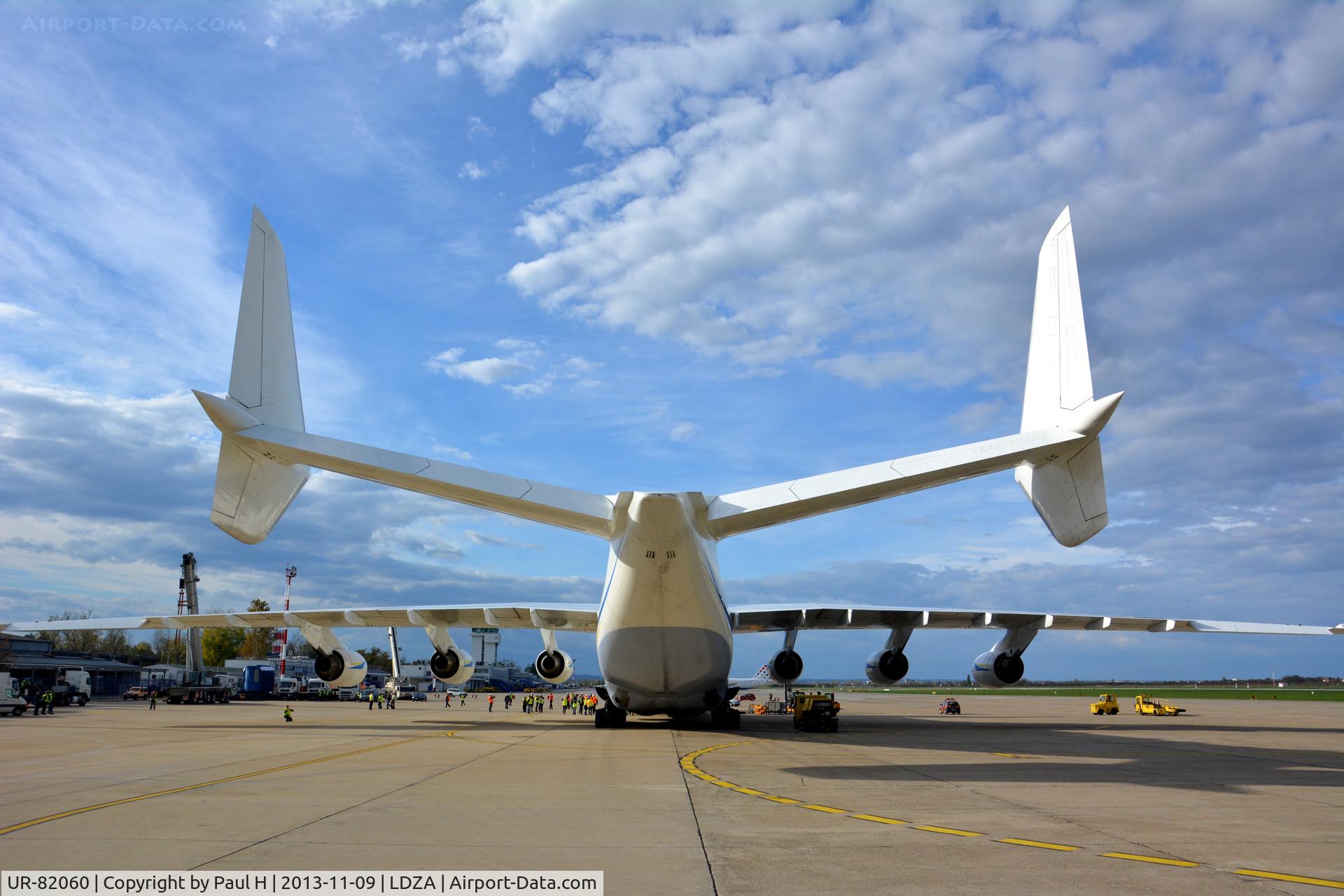 UR-82060, 1988 Antonov An-225 Mriya C/N 19530503763, An-225 from behind