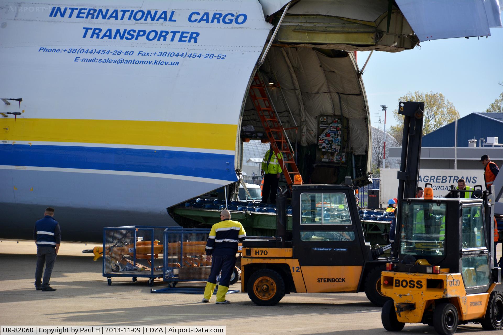 UR-82060, 1988 Antonov An-225 Mriya C/N 19530503763, Open front with loading ramp