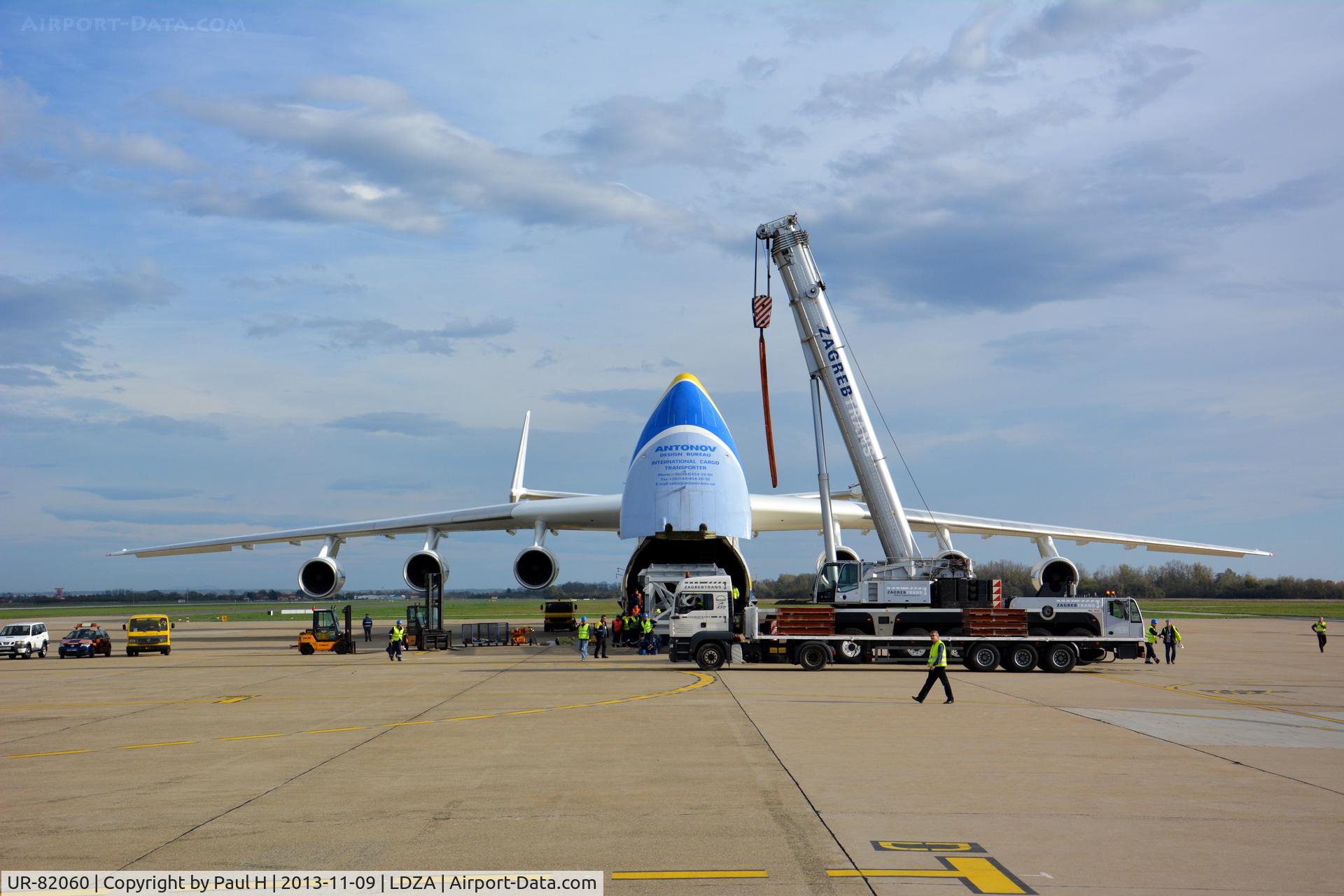 UR-82060, 1988 Antonov An-225 Mriya C/N 19530503763, The front of An-225