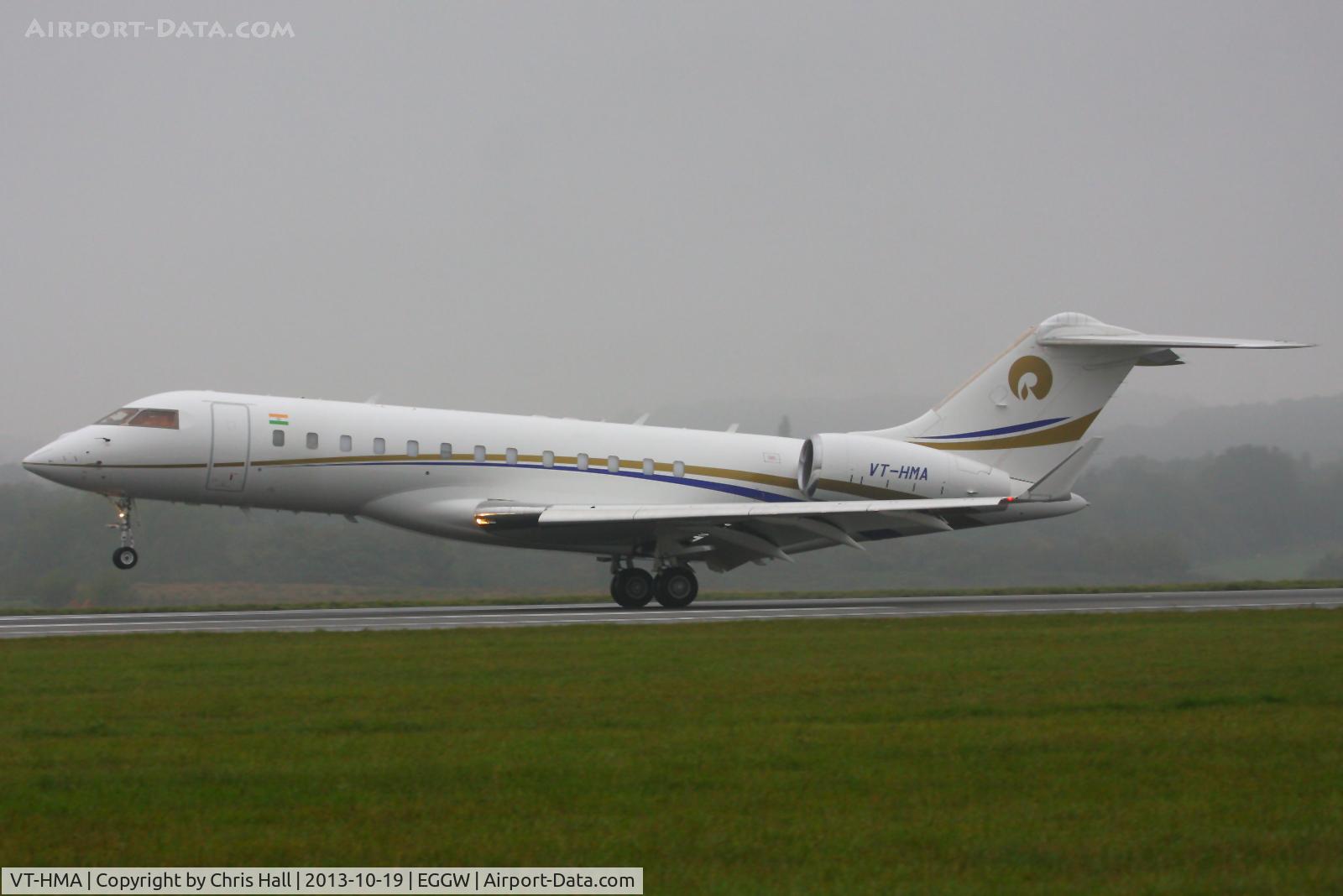 VT-HMA, 2008 Bombardier BD-700-1A10 Global Express C/N 9317, Reliance Commercial Dealers Ltd