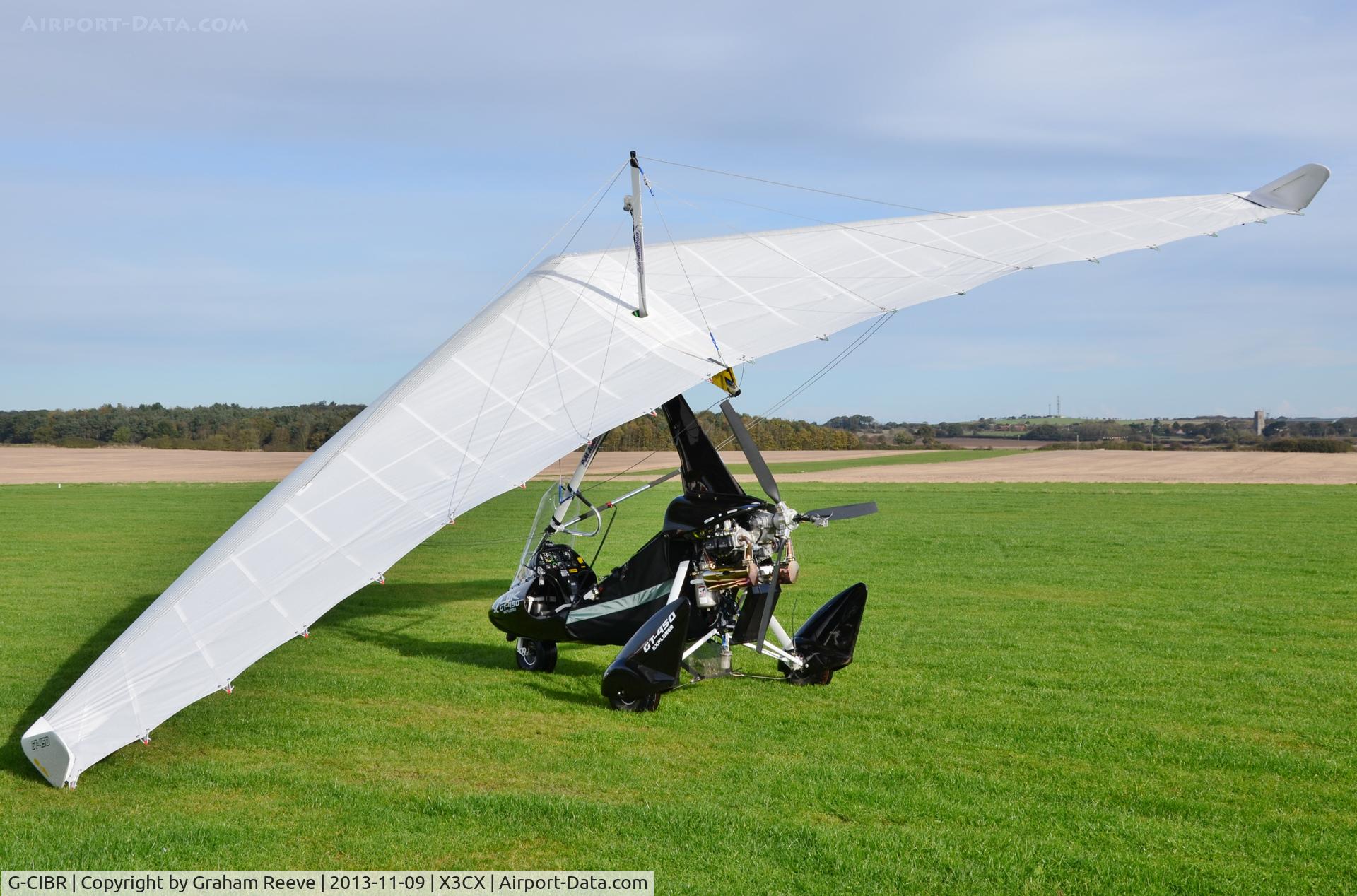 G-CIBR, 2013 P&M Aviation Quik GT450 C/N 8666, Parked at Northrepps.