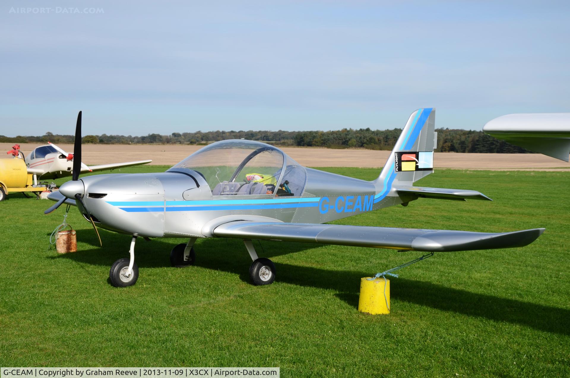 G-CEAM, 2006 Cosmik EV-97 TeamEurostar UK C/N 2729, Parked at Northrepps.