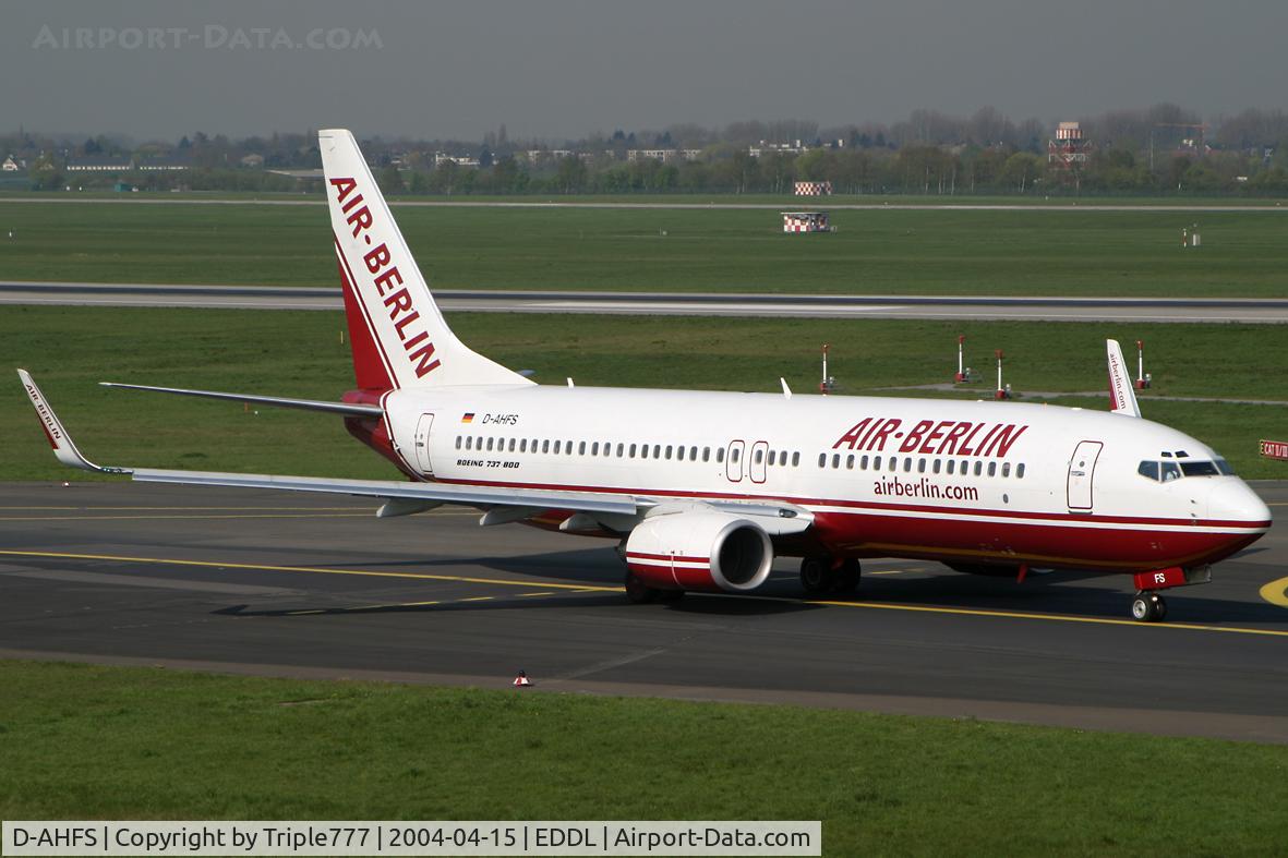 D-AHFS, 2000 Boeing 737-8K5 C/N 28623, Air Berlin