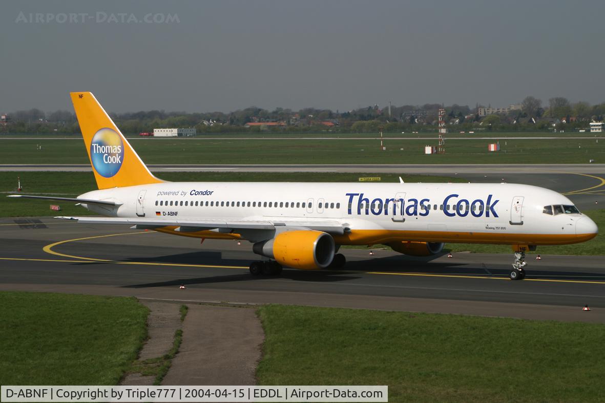 D-ABNF, 1991 Boeing 757-230 C/N 25140, Thomas Cook powered bij Condor
