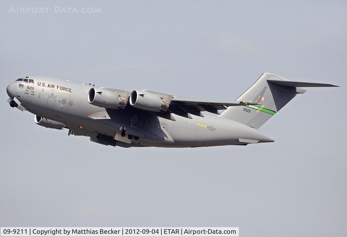 09-9211, 2009 Boeing C-17A Globemaster III C/N P-211, 09-9211