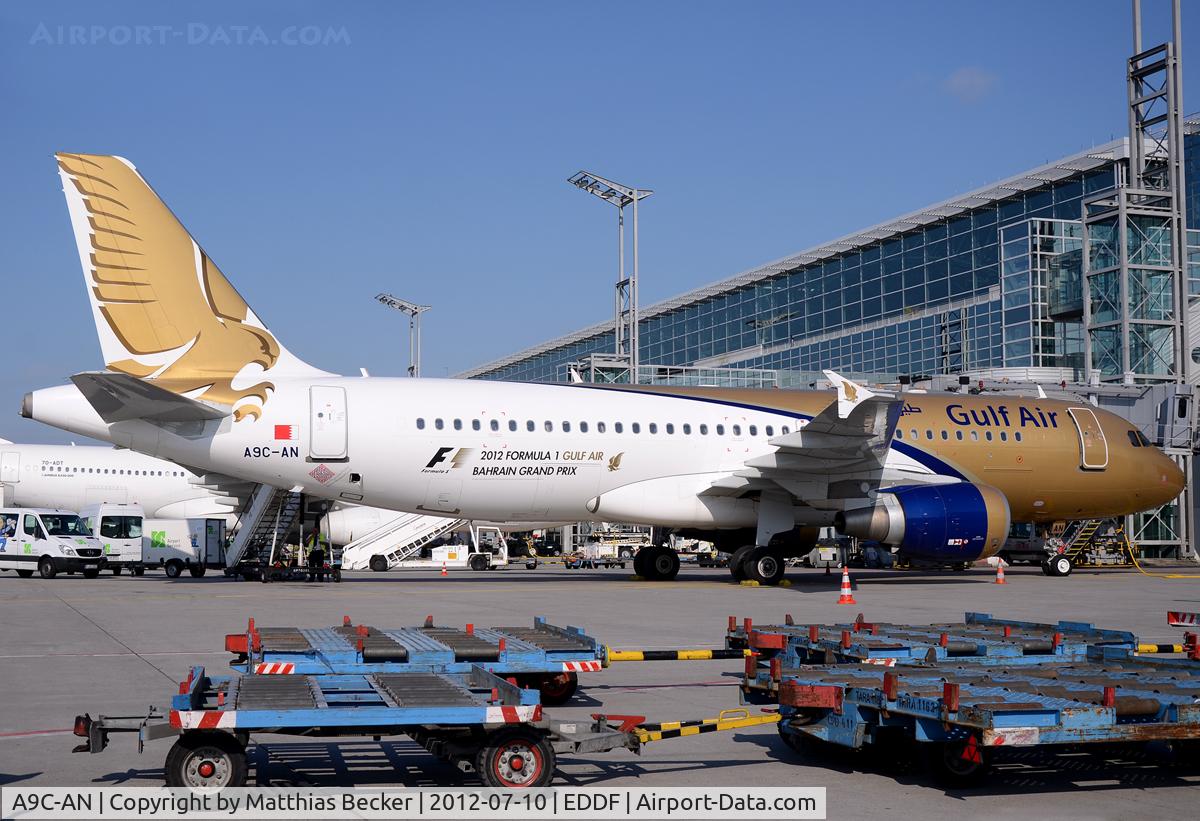A9C-AN, 2011 Airbus A320-214 C/N 4865, Gulf Air