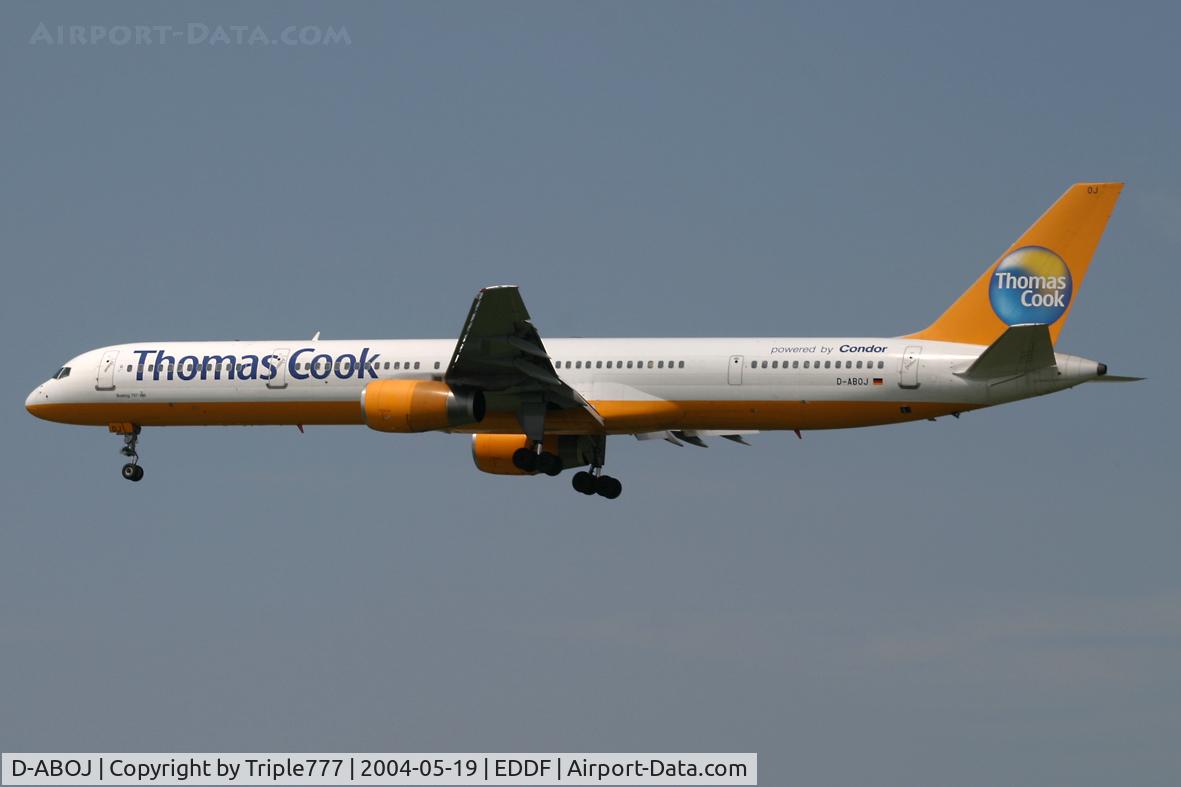 D-ABOJ, 2000 Boeing 757-330 C/N 29019, Thomas Cook