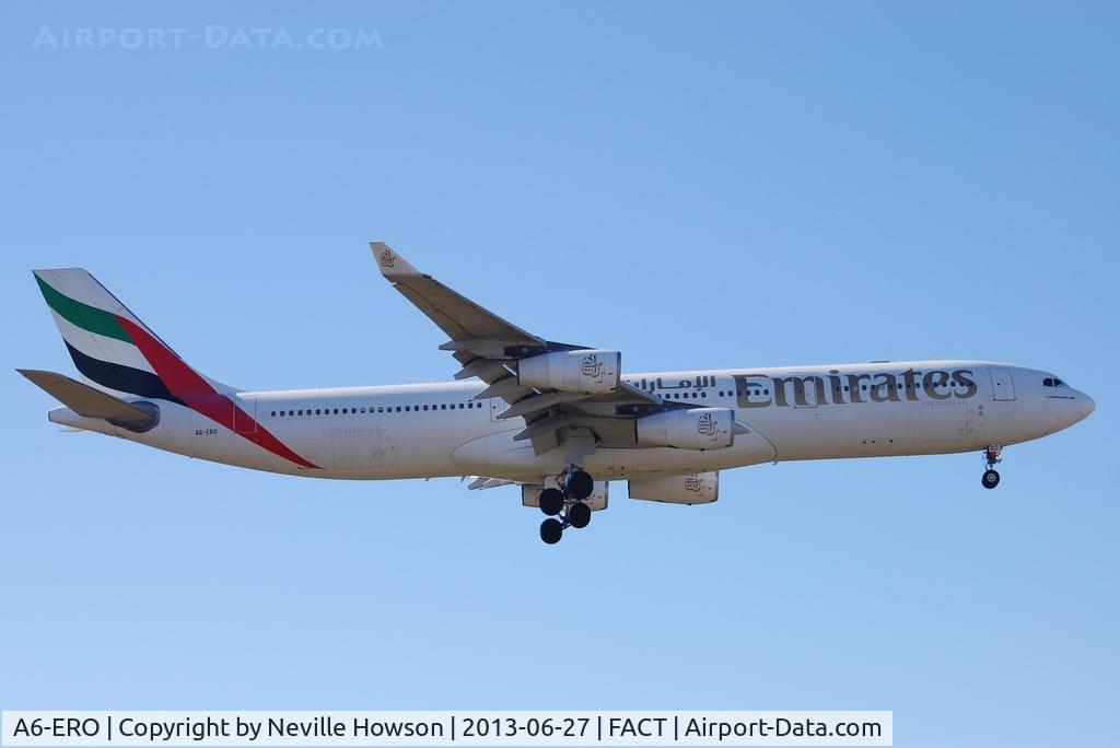 A6-ERO, 1997 Airbus A340-313 C/N 163, Landing © Neville Howson