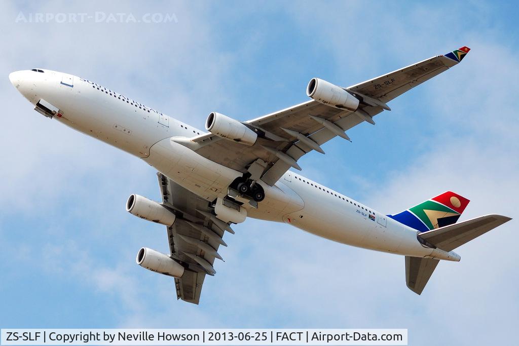 ZS-SLF, 1992 Airbus A340-211 C/N 006, Takeoff © Neville Howson