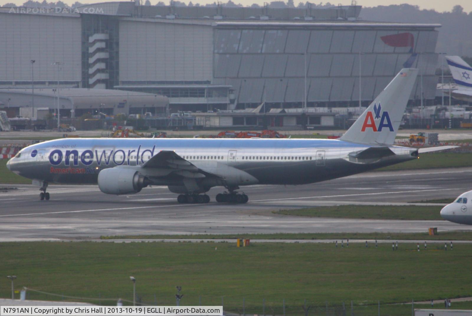 N791AN, 2000 Boeing 777-223/ER C/N 30254, American Airlines