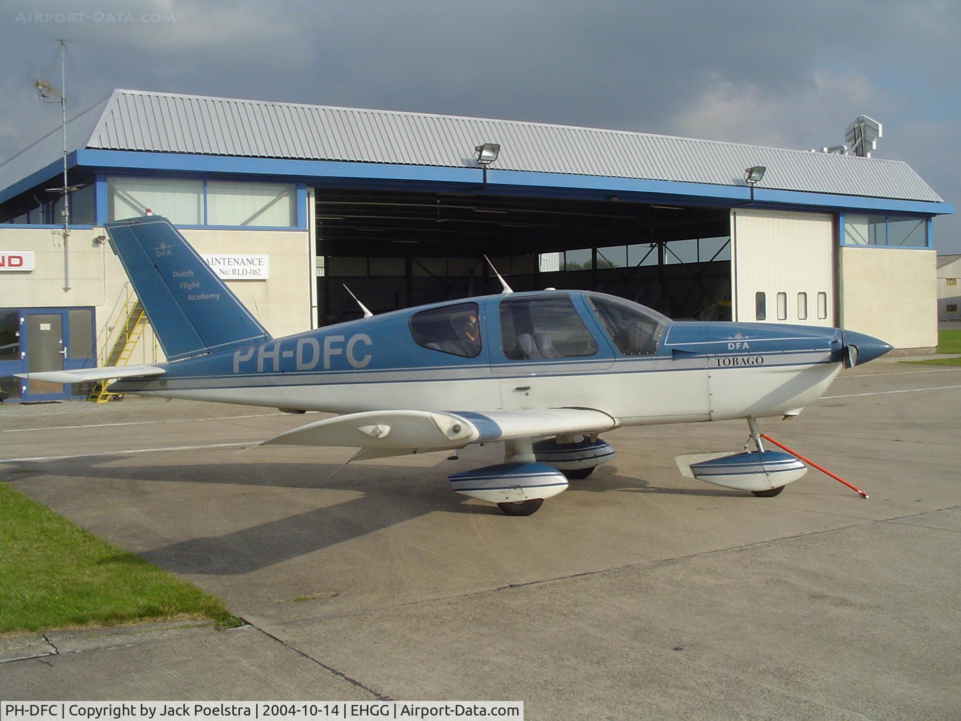 PH-DFC, 1993 Socata TB-10 Tobago C/N 1586, Tobago of the D.F.A. at Groningen airport