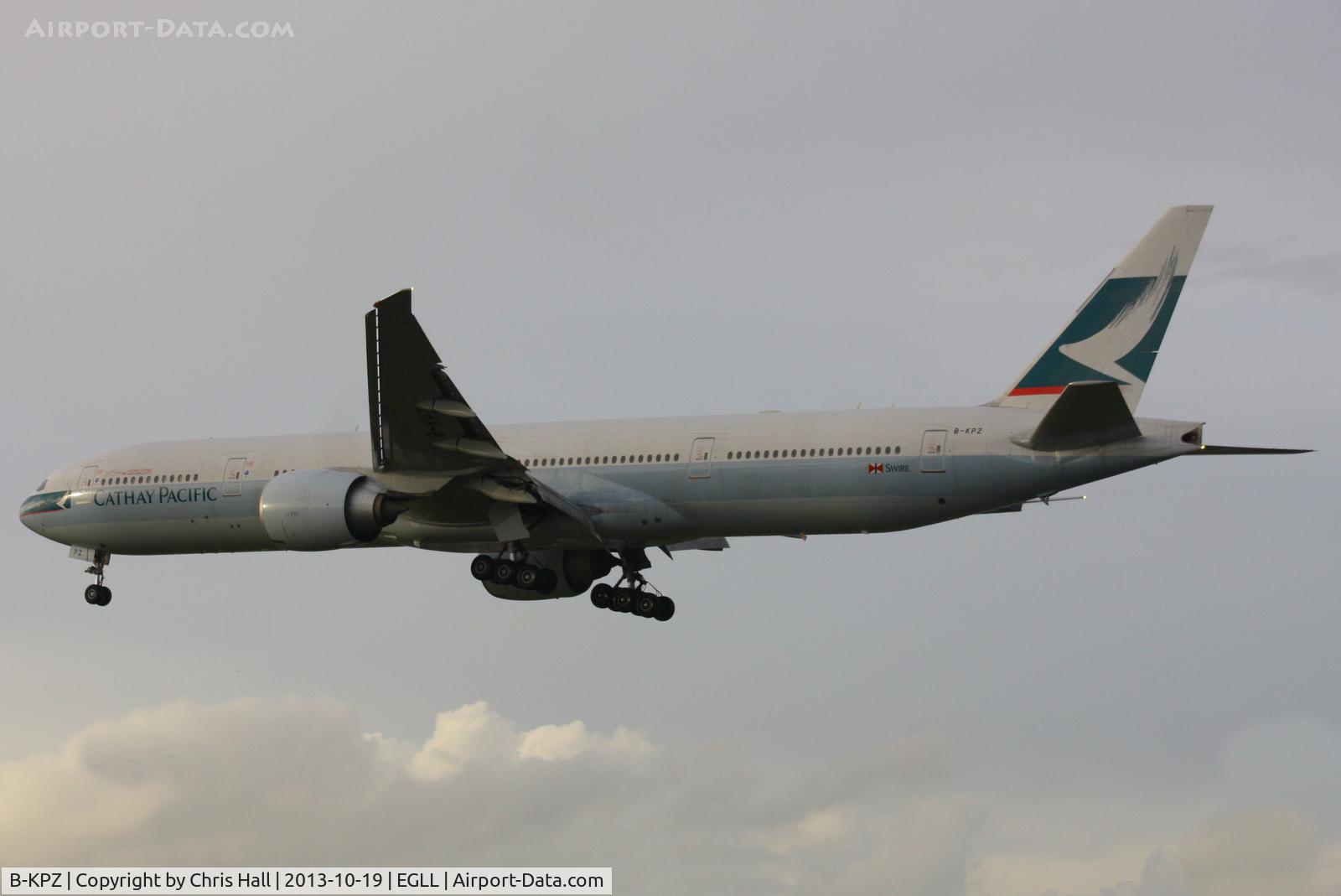 B-KPZ, 2012 Boeing 777-367/ER C/N 37900, Cathay Pacific
