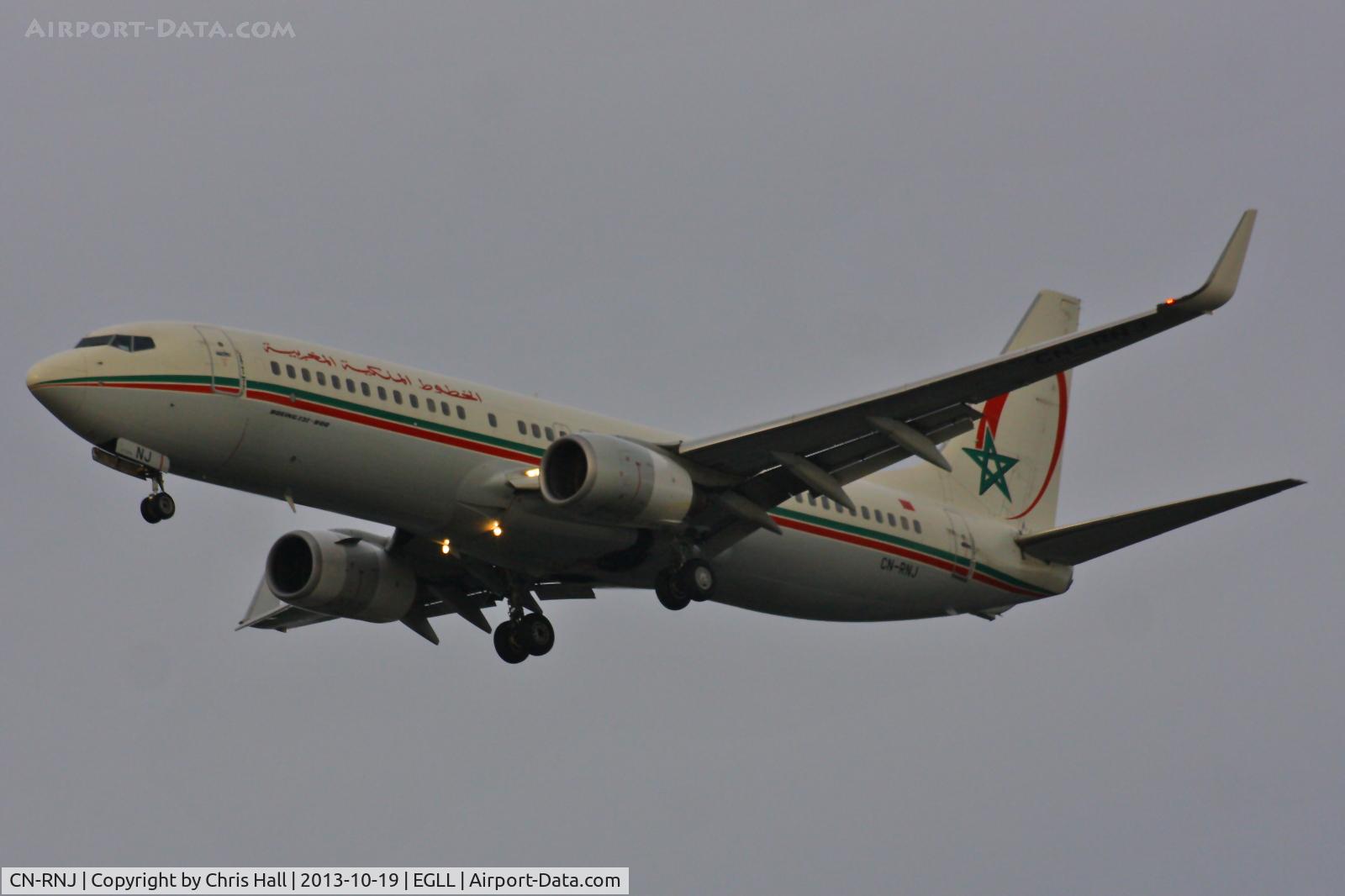 CN-RNJ, 1998 Boeing 737-8B6 C/N 28980, Royal Air Maroc