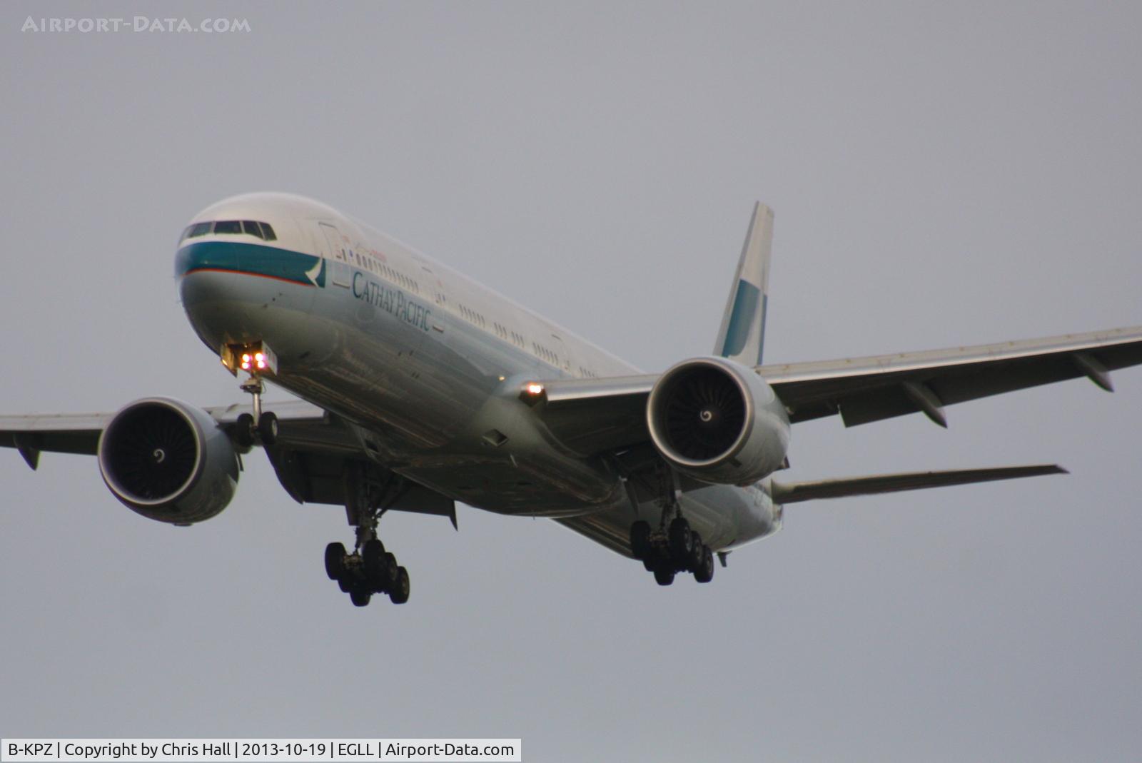 B-KPZ, 2012 Boeing 777-367/ER C/N 37900, Cathay Pacific