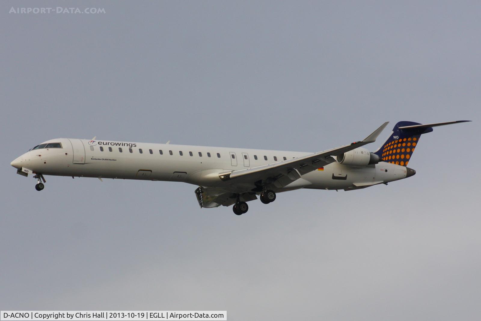 D-ACNO, 2010 Bombardier CRJ-900 NG (CL-600-2D24) C/N 15255, Eurowings