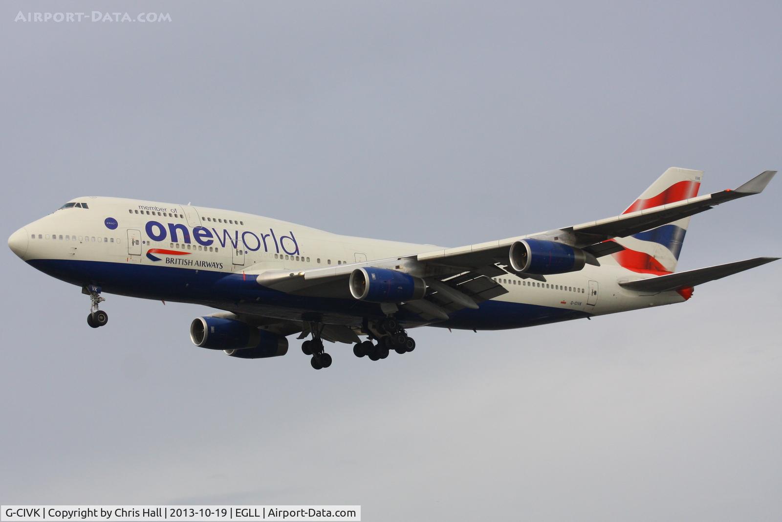 G-CIVK, 1997 Boeing 747-436 C/N 25818, British Airways