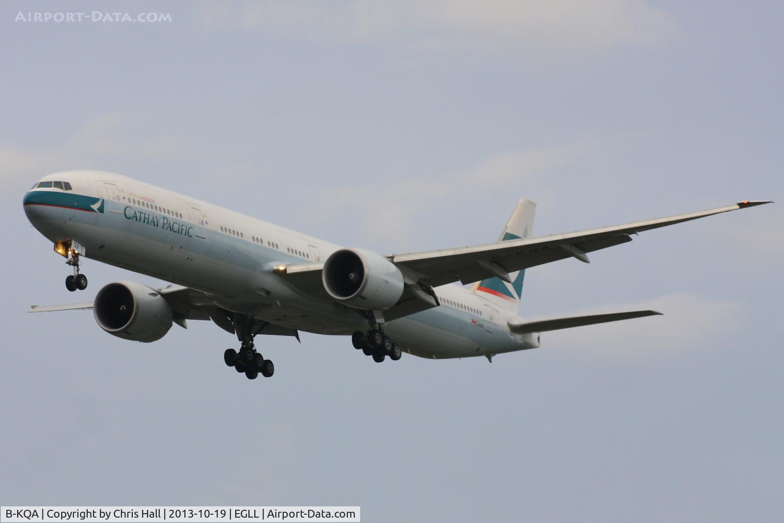 B-KQA, 2012 Boeing 777-367/ER C/N 37898, Cathay Pacific