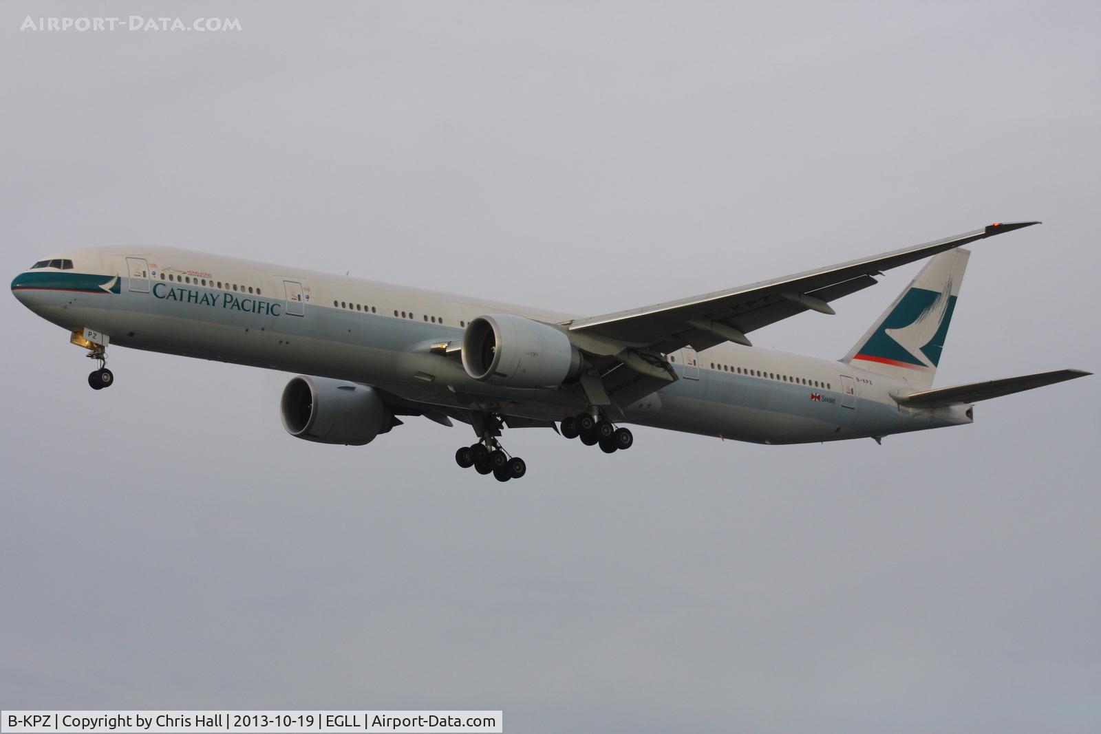 B-KPZ, 2012 Boeing 777-367/ER C/N 37900, Cathay Pacific