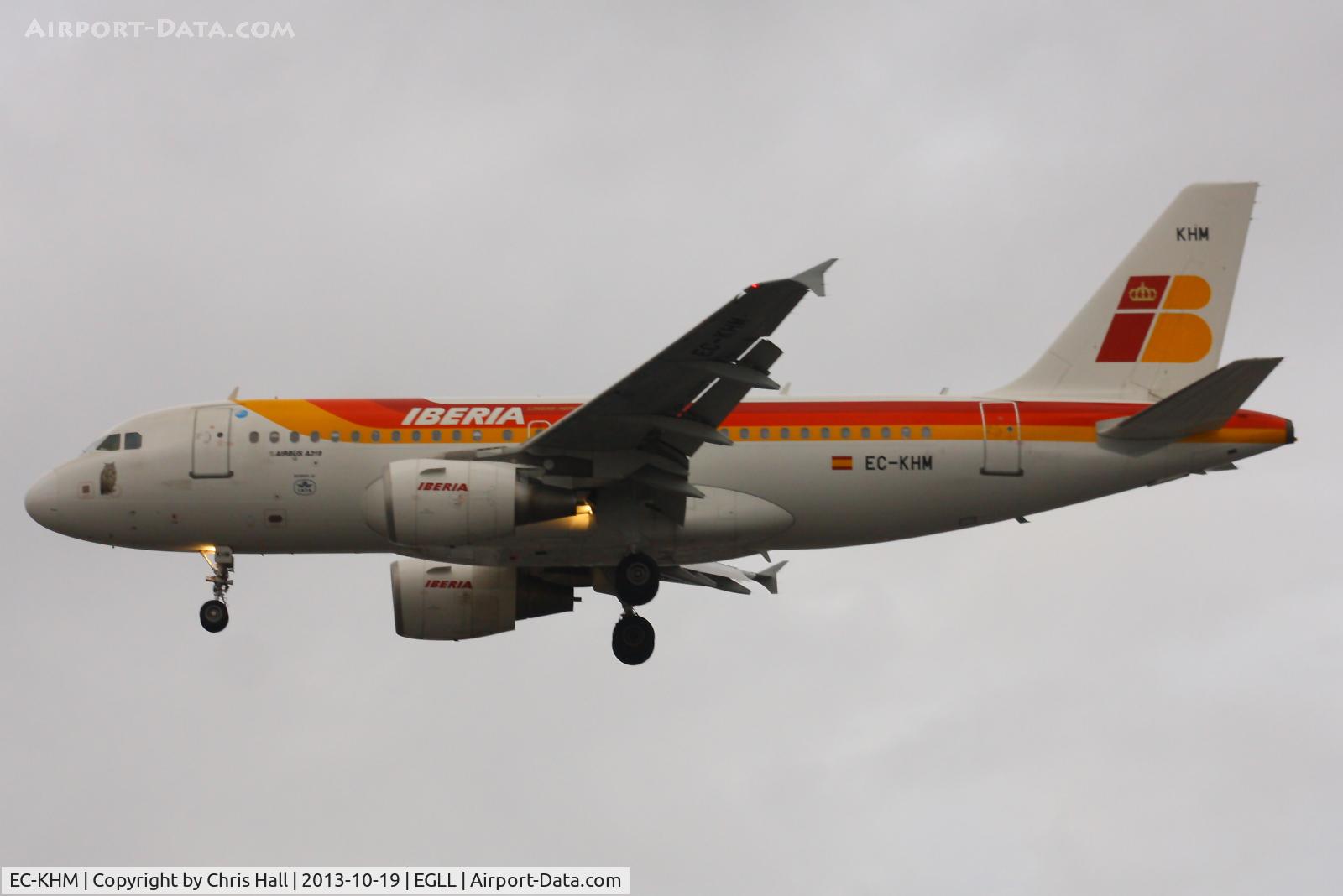 EC-KHM, 2007 Airbus A319-111 C/N 3209, Iberia