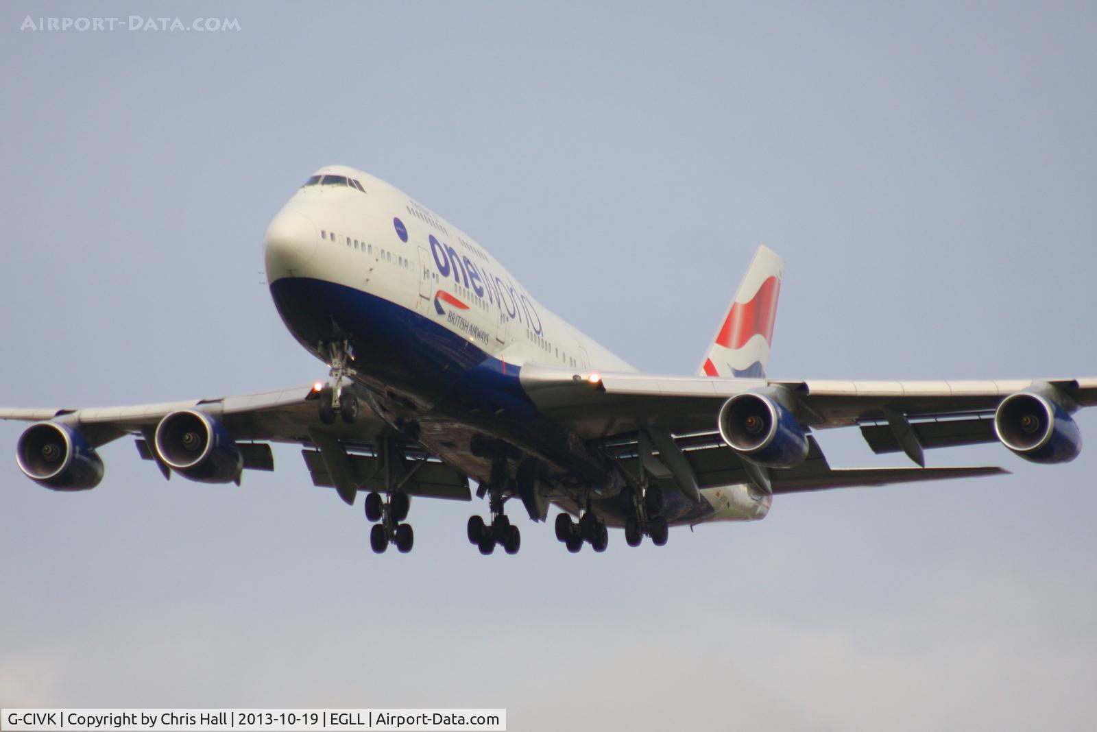 G-CIVK, 1997 Boeing 747-436 C/N 25818, British Airways