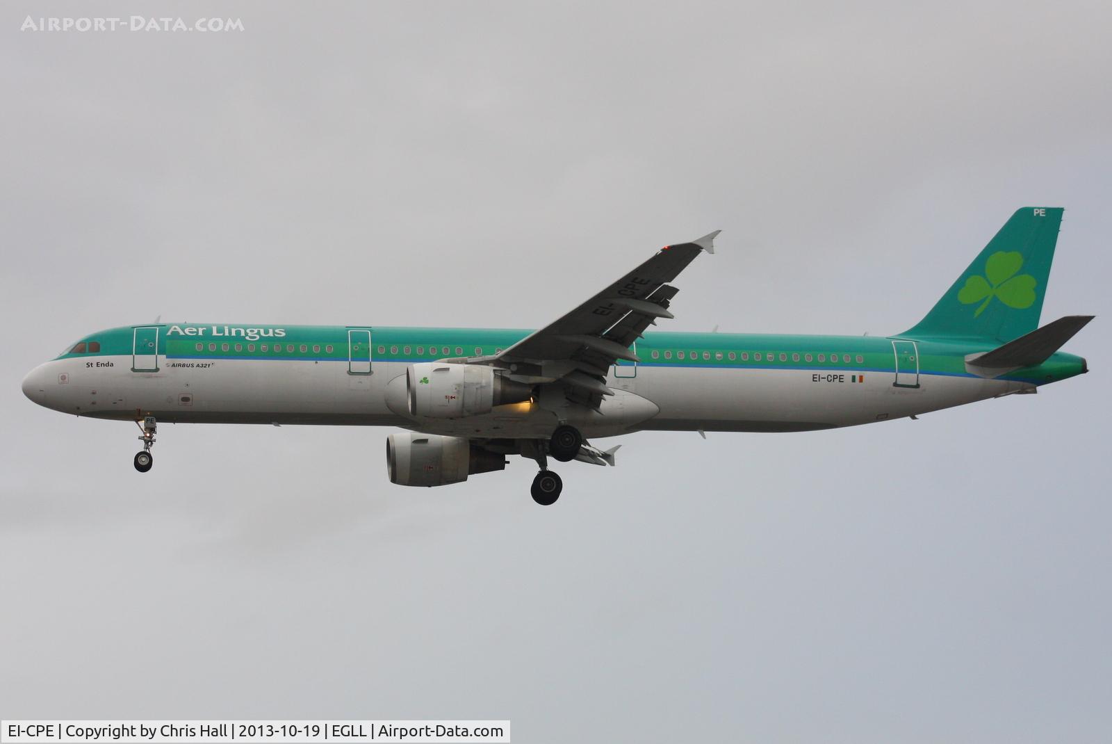 EI-CPE, 1998 Airbus A321-211 C/N 0926, Aer Lingus