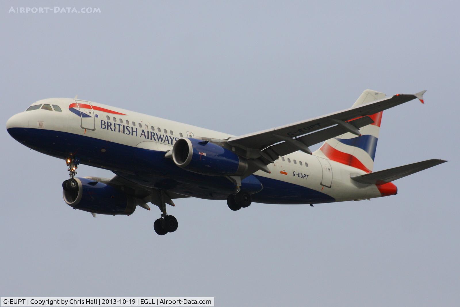 G-EUPT, 2000 Airbus A319-131 C/N 1380, British Airways