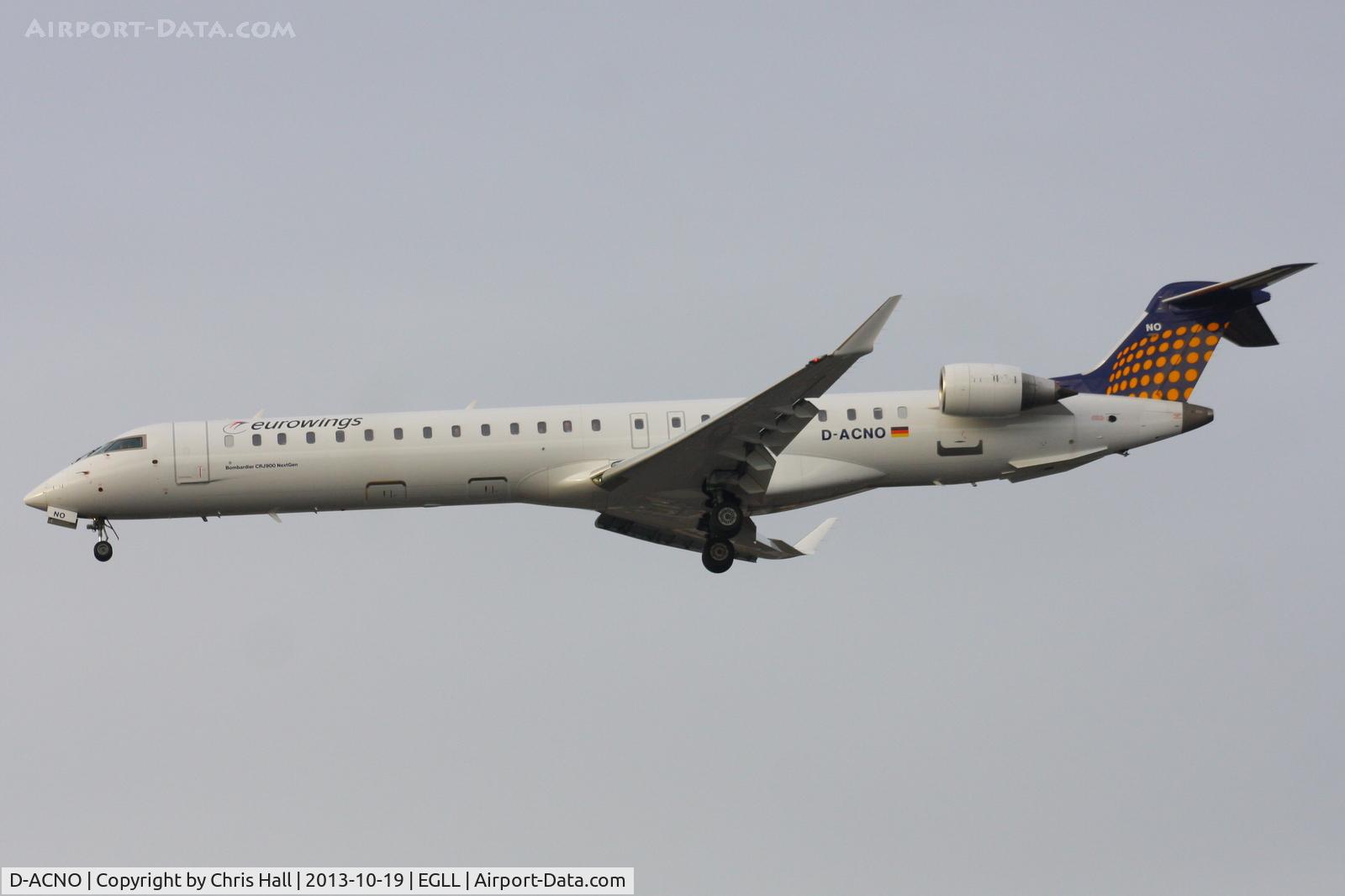 D-ACNO, 2010 Bombardier CRJ-900 NG (CL-600-2D24) C/N 15255, Eurowings
