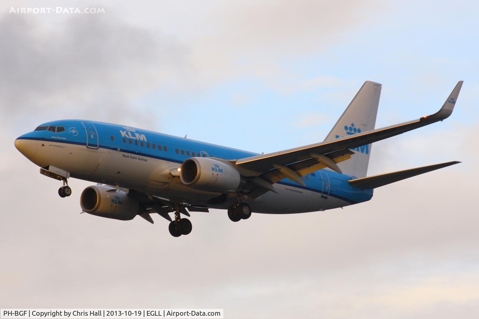 PH-BGF, 2008 Boeing 737-7K2 C/N 30365, KLM Royal Dutch Airlines