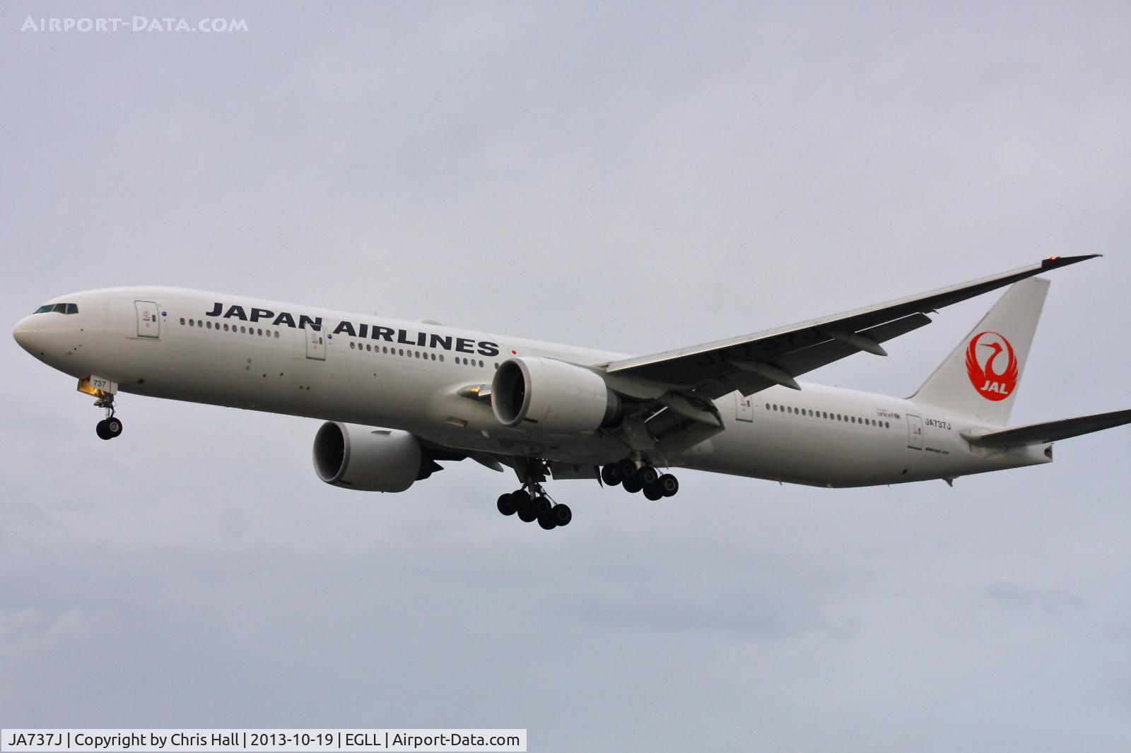 JA737J, 2007 Boeing 777-346/ER C/N 36126, Japan Airlines