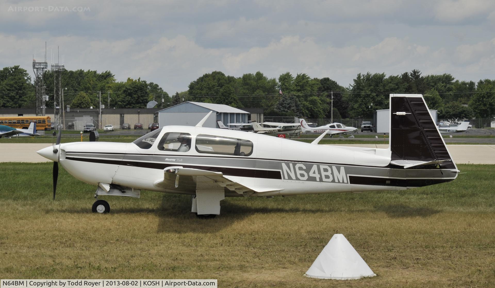 N64BM, 1990 Mooney M20M Bravo C/N 27-0073, Airventure 2013