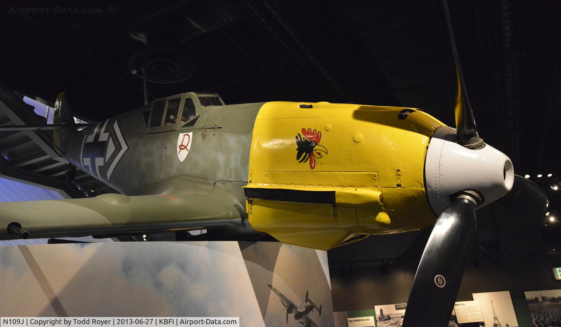 N109J, 1975 Messerschmitt Bf-109G C/N 392, At the Museum of Flight