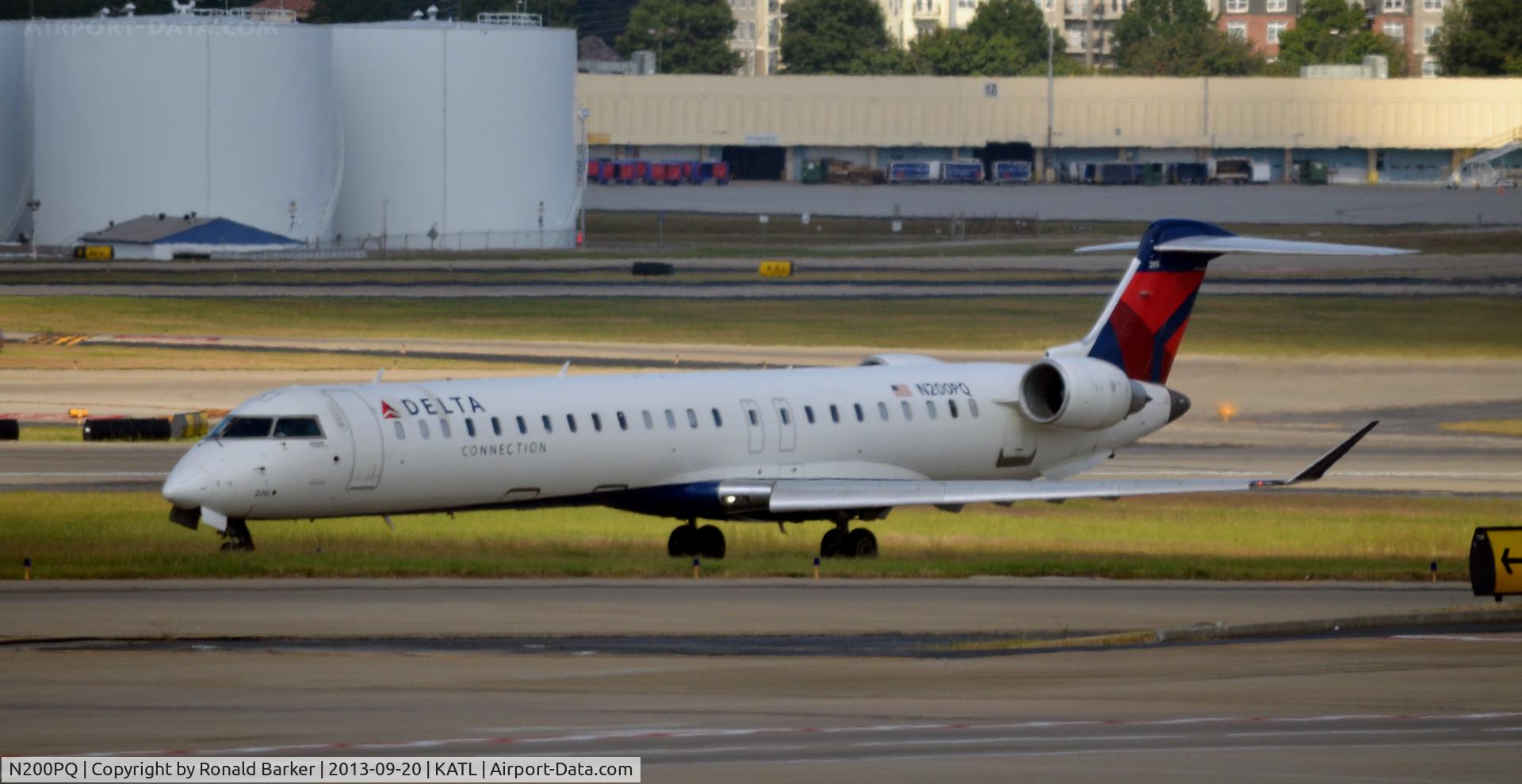 N200PQ, 2008 Bombardier CRJ-900ER (CL-600-2D24) C/N 15200, Taxi Atlanta