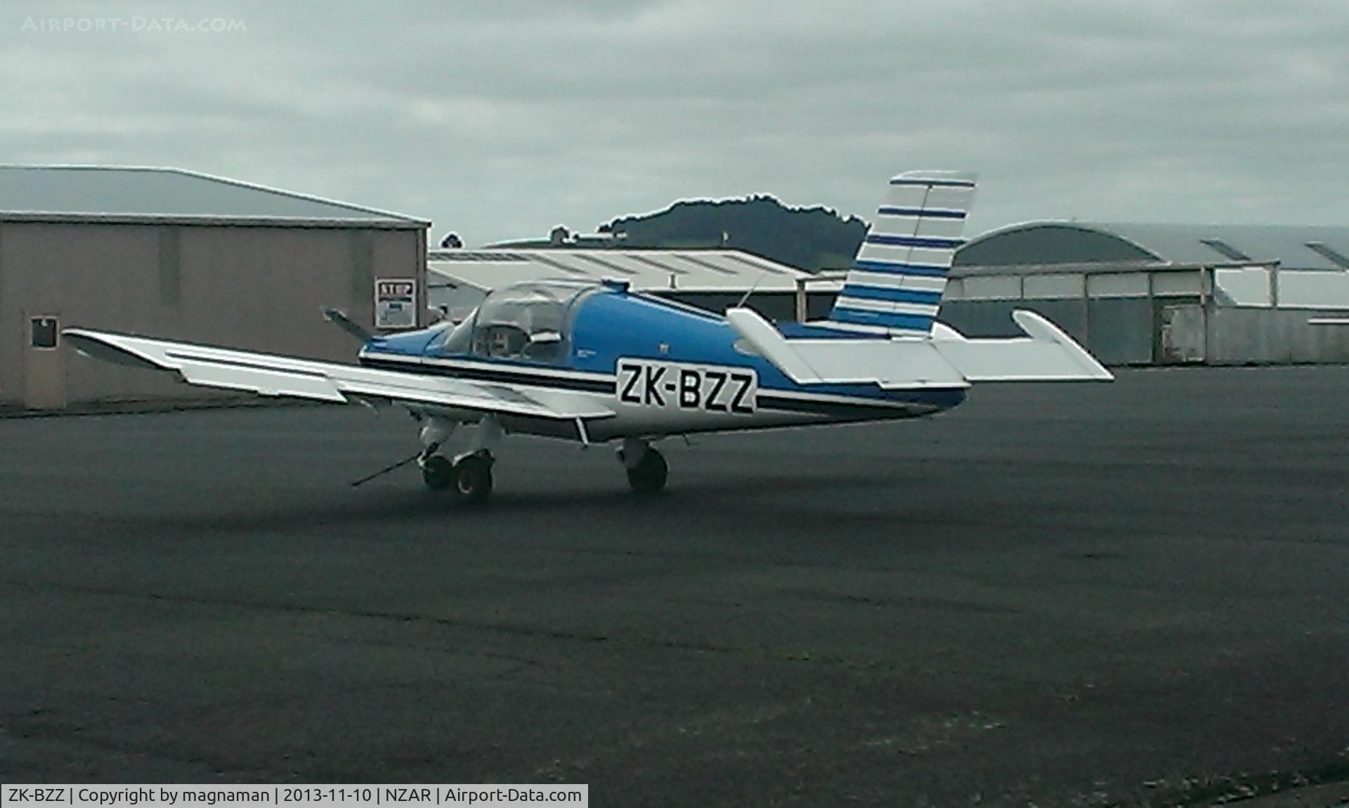 ZK-BZZ, Morane-Saulnier MS-880B Rallye Club C/N 9, Outside hangar with zk-Epa today.