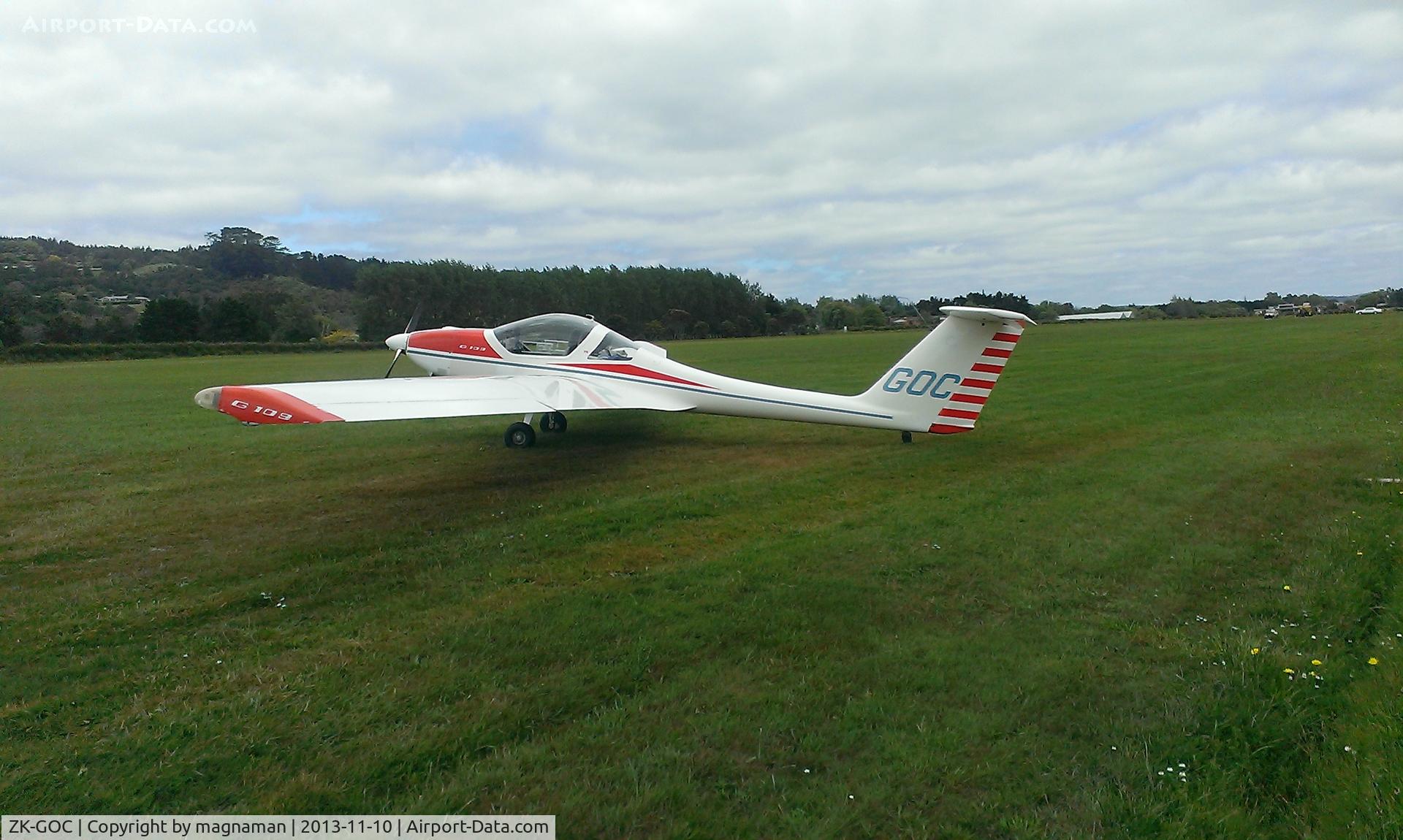 ZK-GOC, Grob G-109 C/N 6145, Not flying whilst we visited