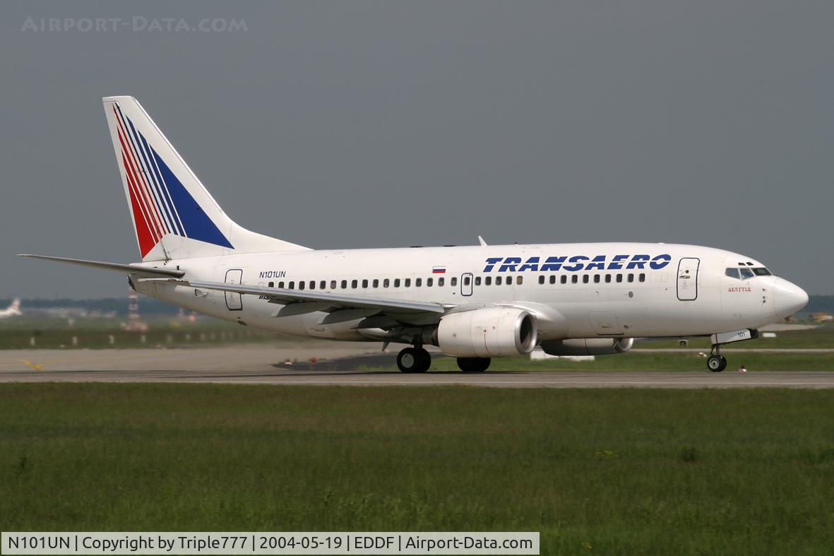 N101UN, 1998 Boeing 737-7K9 C/N 28089, Transaero