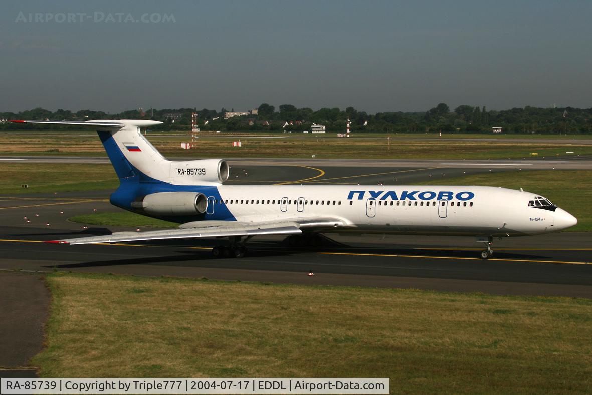 RA-85739, 1992 Tupolev Tu-154M C/N 92A925, Pulkovo