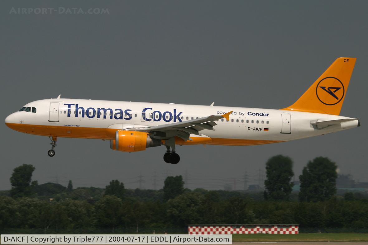 D-AICF, 1998 Airbus A320-212 C/N 0905, Thomas Cook