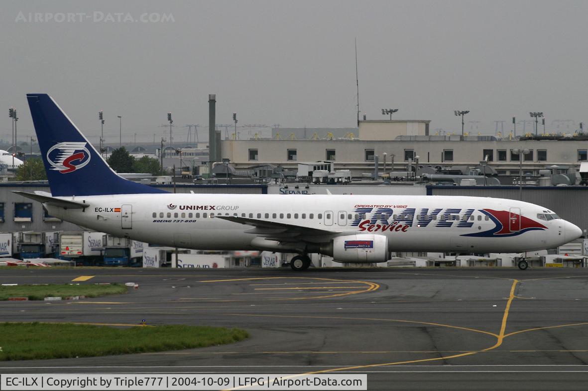 EC-ILX, 2000 Boeing 737-86N C/N 28618, Travel Service