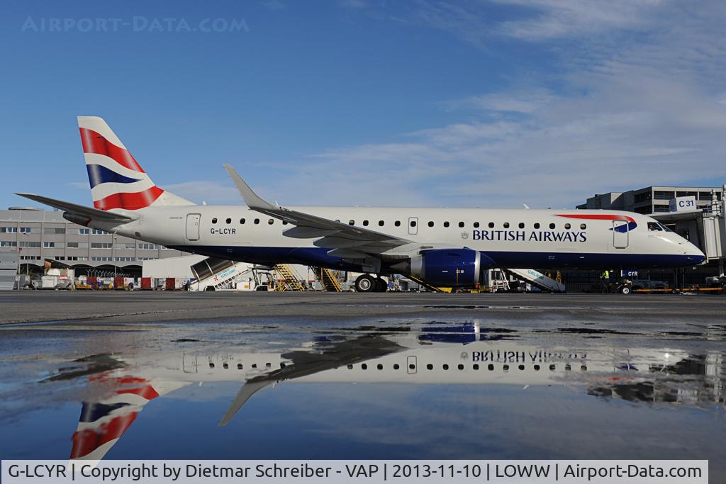 G-LCYR, 2012 Embraer 190SR (ERJ-190-100SR) C/N 19000563, British Airways Embraer 190