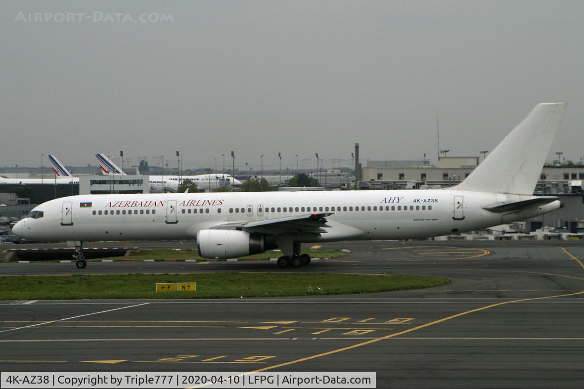 4K-AZ38, 1994 Boeing 757-256 C/N 26246, Azerbaijan Airlines