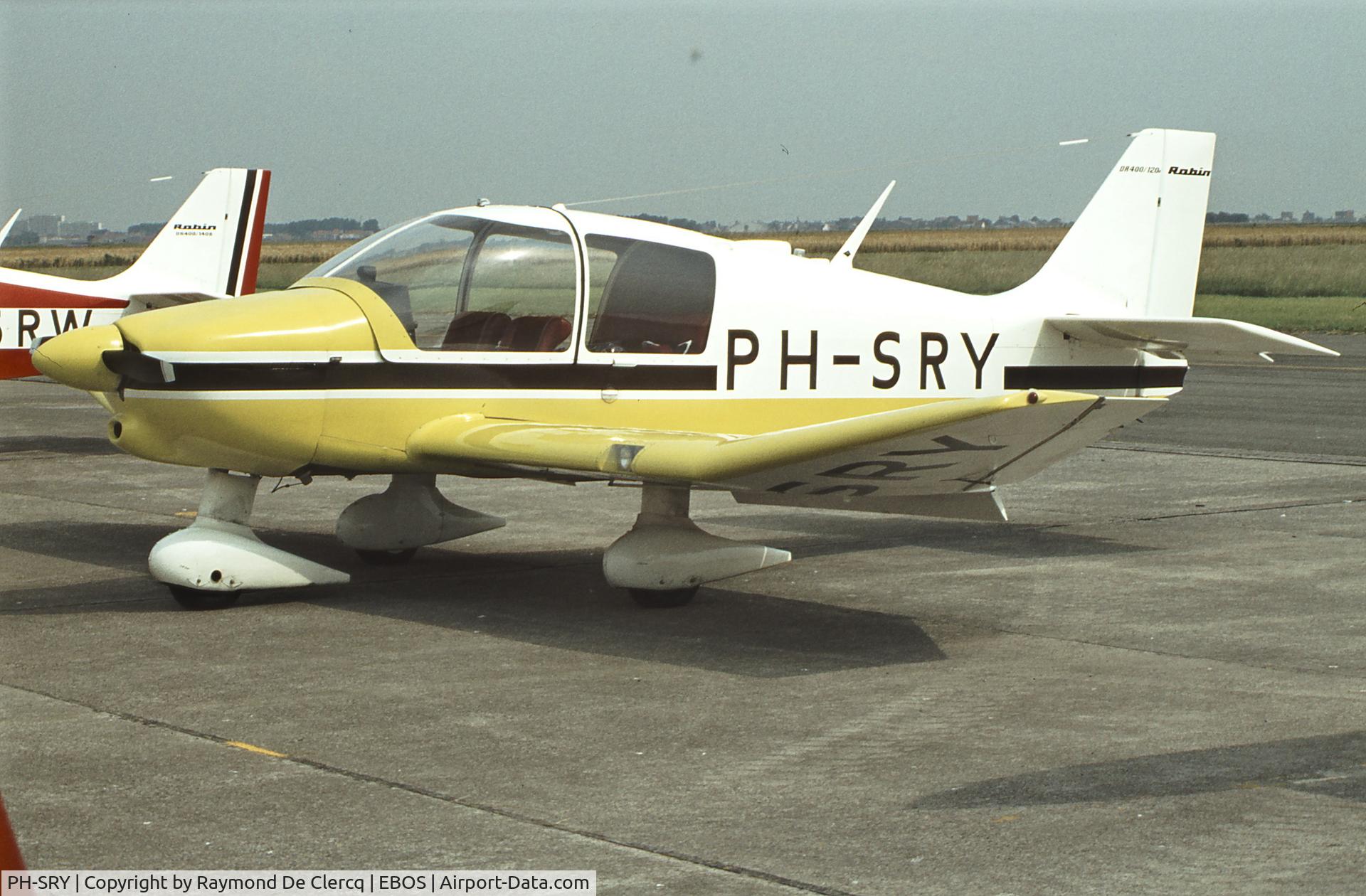 PH-SRY, Robin DR-400-120 Dauphin C/N 1403, Ostend Airport, mid-seventies