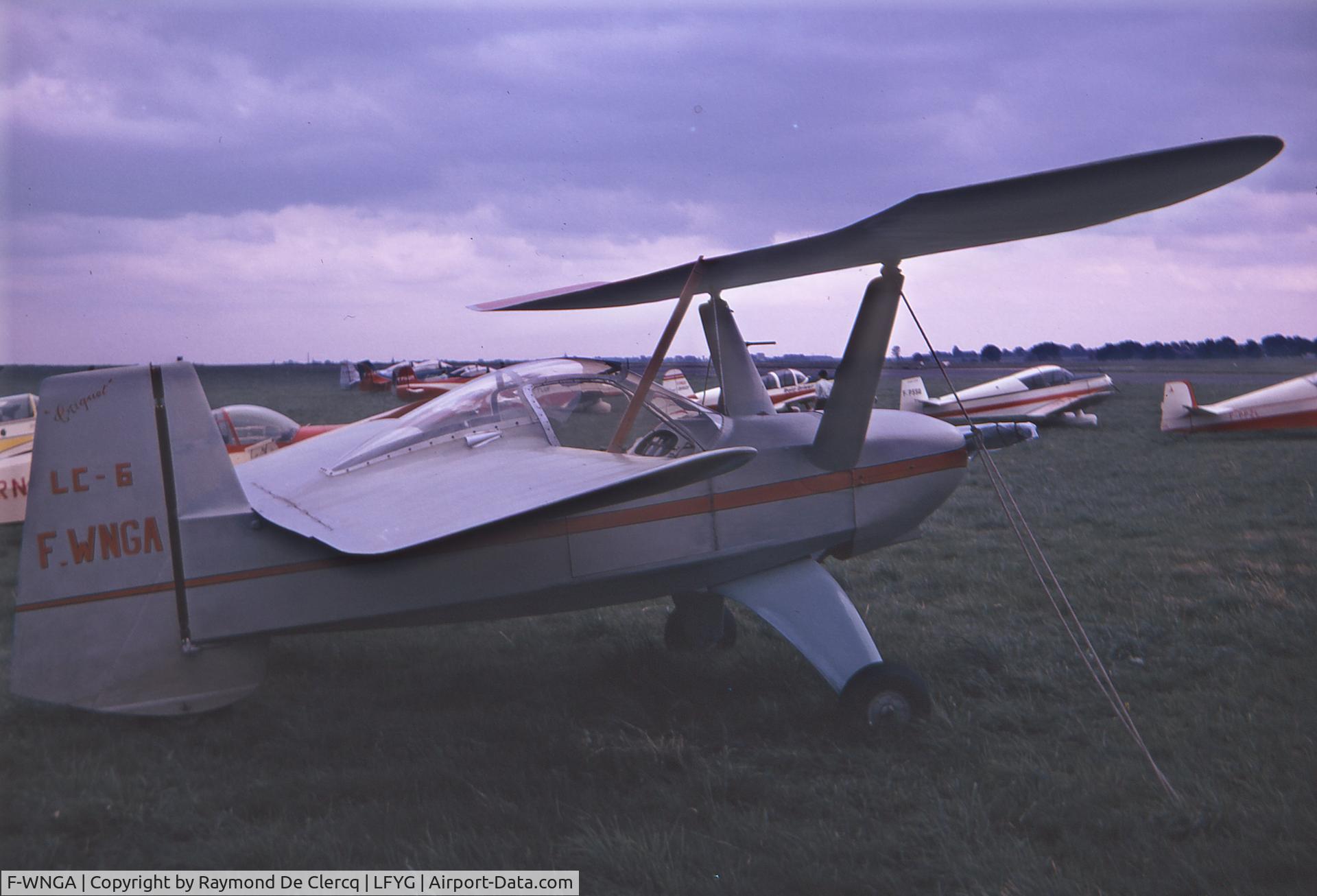 F-WNGA, Croses LC-6 Criquet C/N 1, Cambrai, summer 1976.