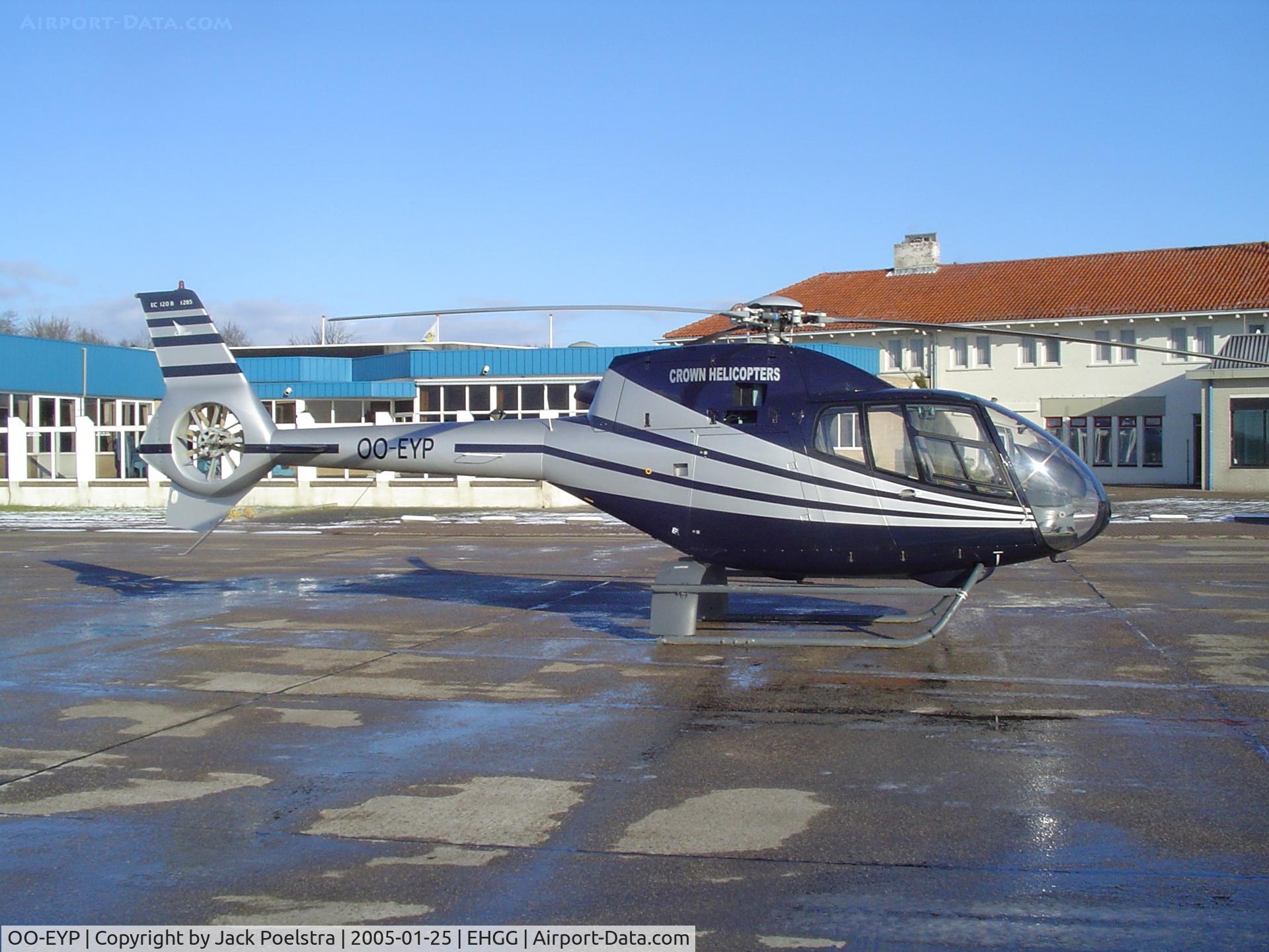 OO-EYP, 2002 Eurocopter EC-120B Colibri C/N 1285, OO-EYP at Groningen airport