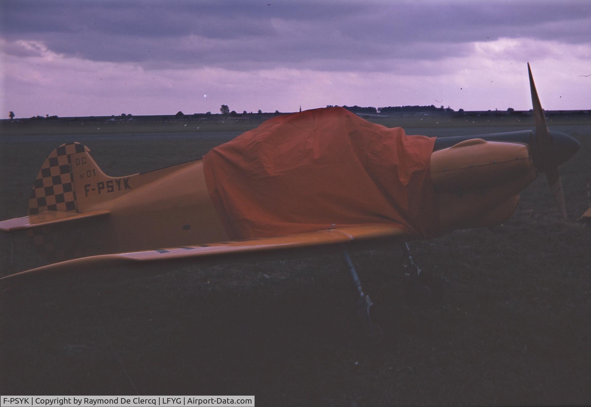 F-PSYK, Constructeur Amateur DABOS CHOLOT DC C/N 01, Cambrai, summer 1976.