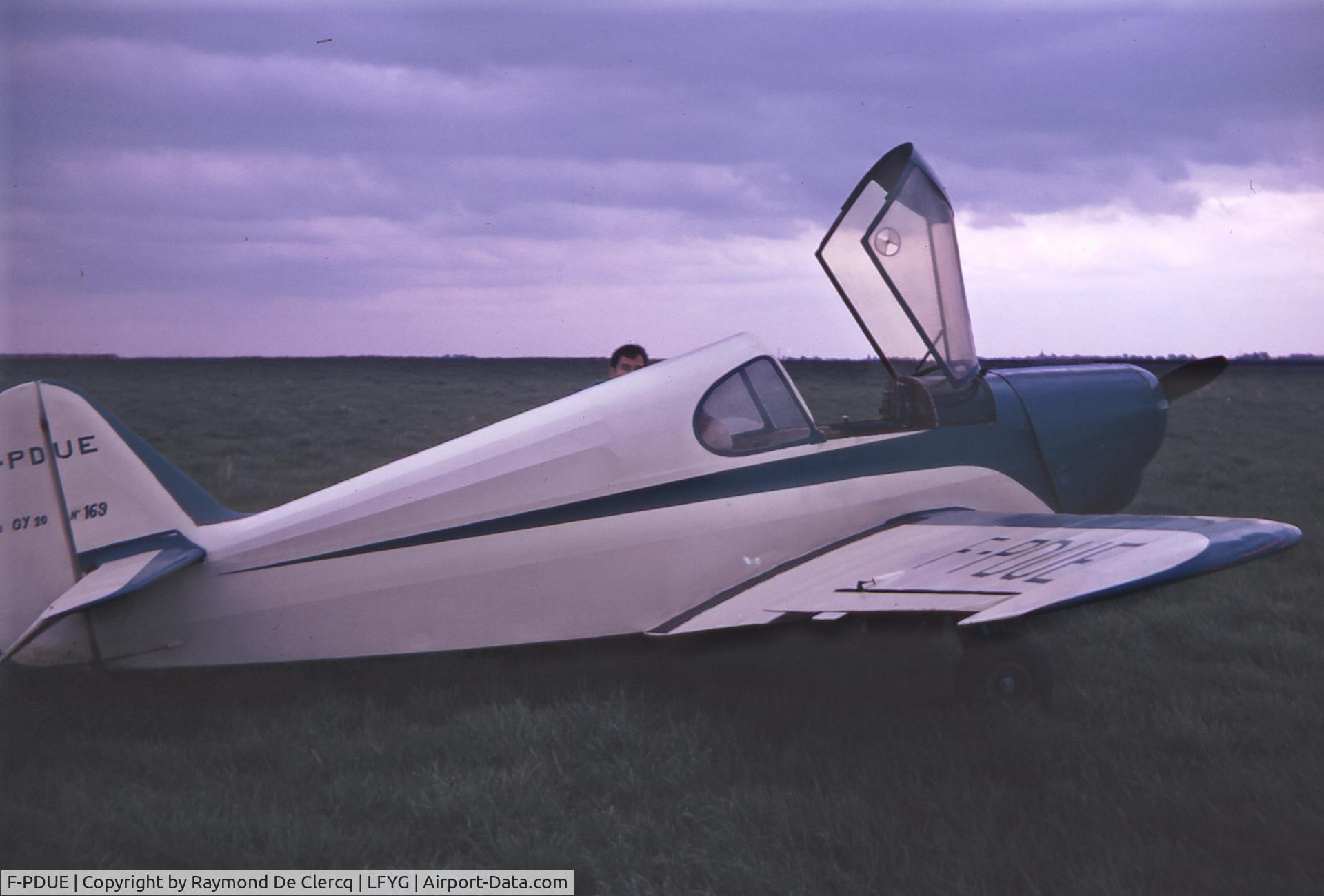 F-PDUE, Gardan GY-20 Minicab C/N A-169, Cambrai, summer 1976.