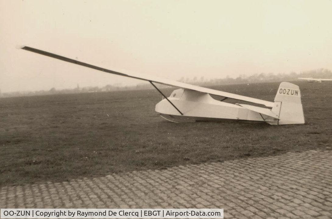 OO-ZUN, Schneider Grunau Baby IIa C/N 8 SERIE III, Gent, 1965.